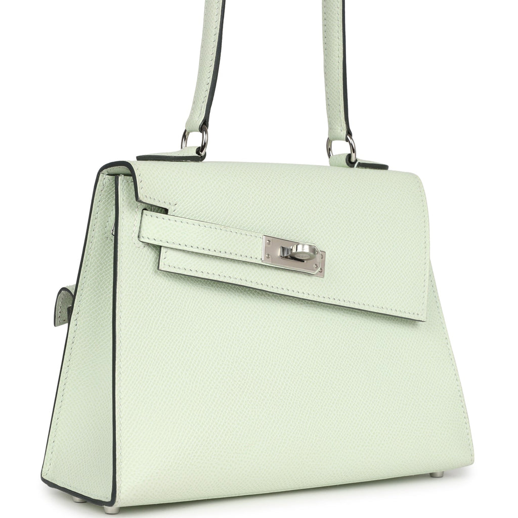 Kelly Sellier en Desordre 20 Vert Fizz Epsom Bag