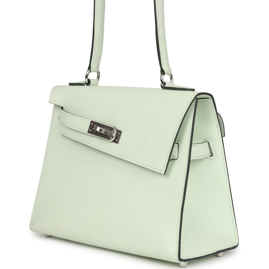 Kelly Sellier en Desordre 20 Vert Fizz Epsom Bag