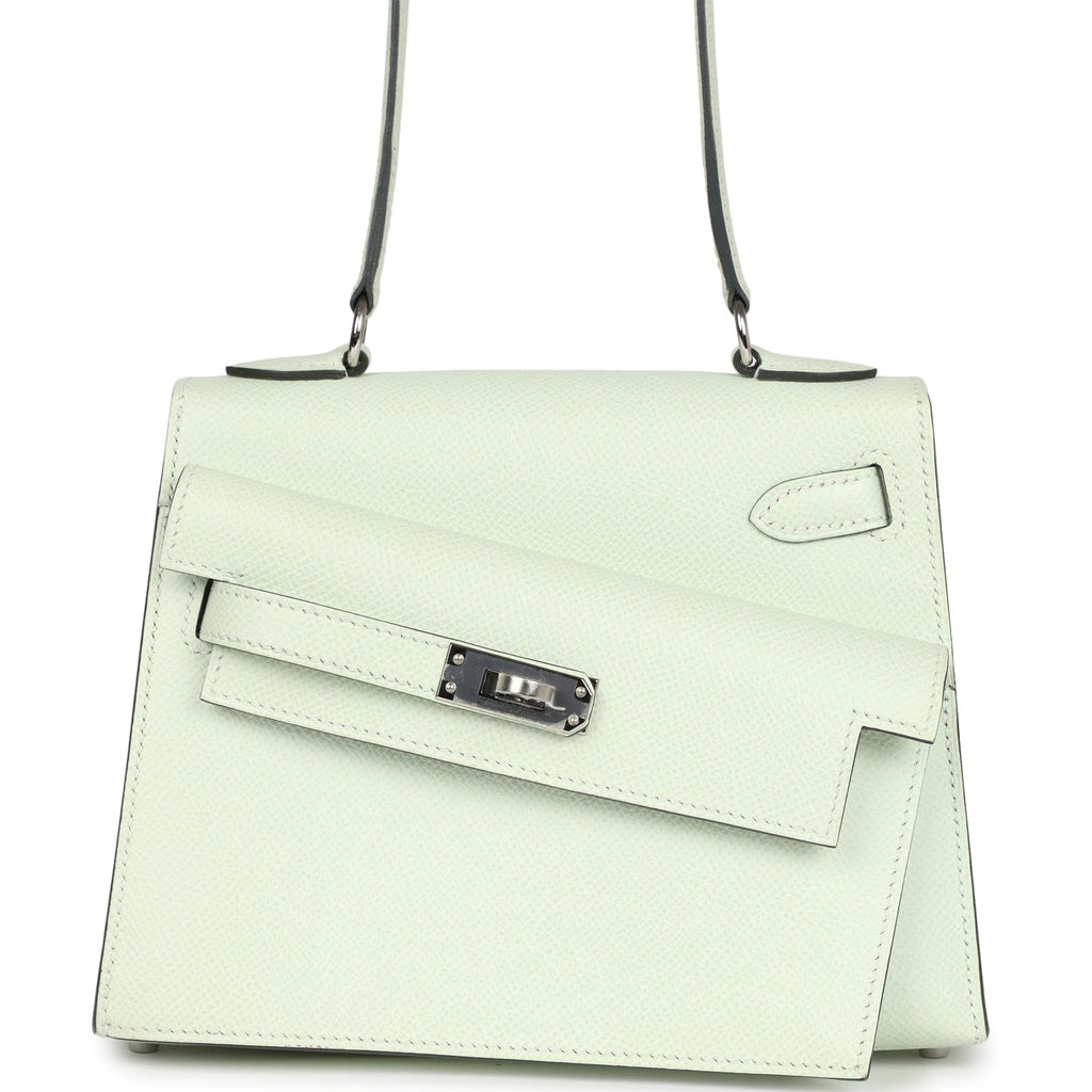 Kelly Sellier en Desordre 20 Vert Fizz Epsom Bag