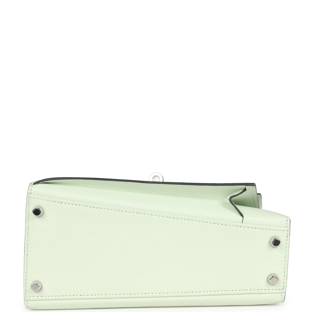 Kelly Sellier en Desordre 20 Vert Fizz Epsom Bag