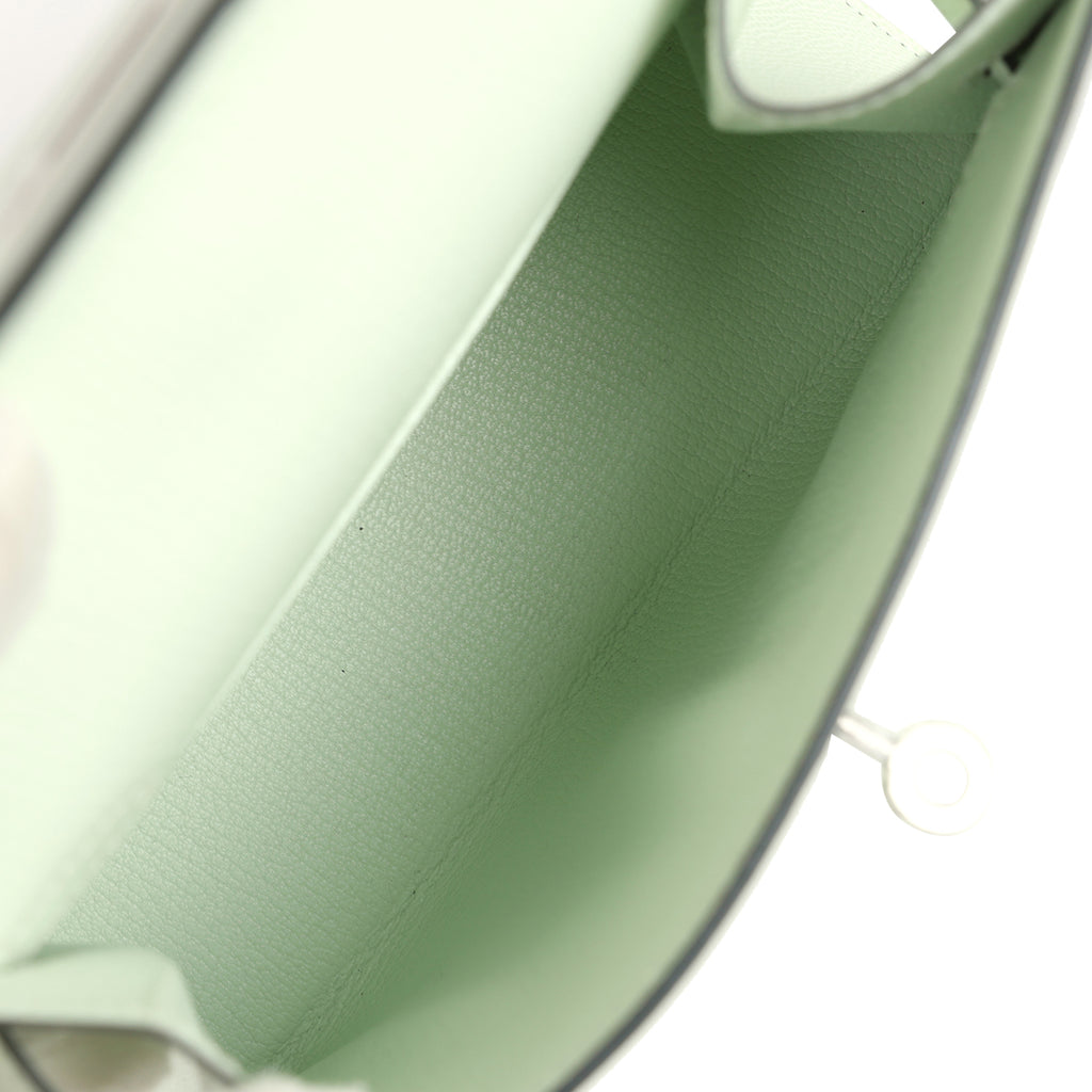 Kelly Sellier en Desordre 20 Vert Fizz Epsom Bag