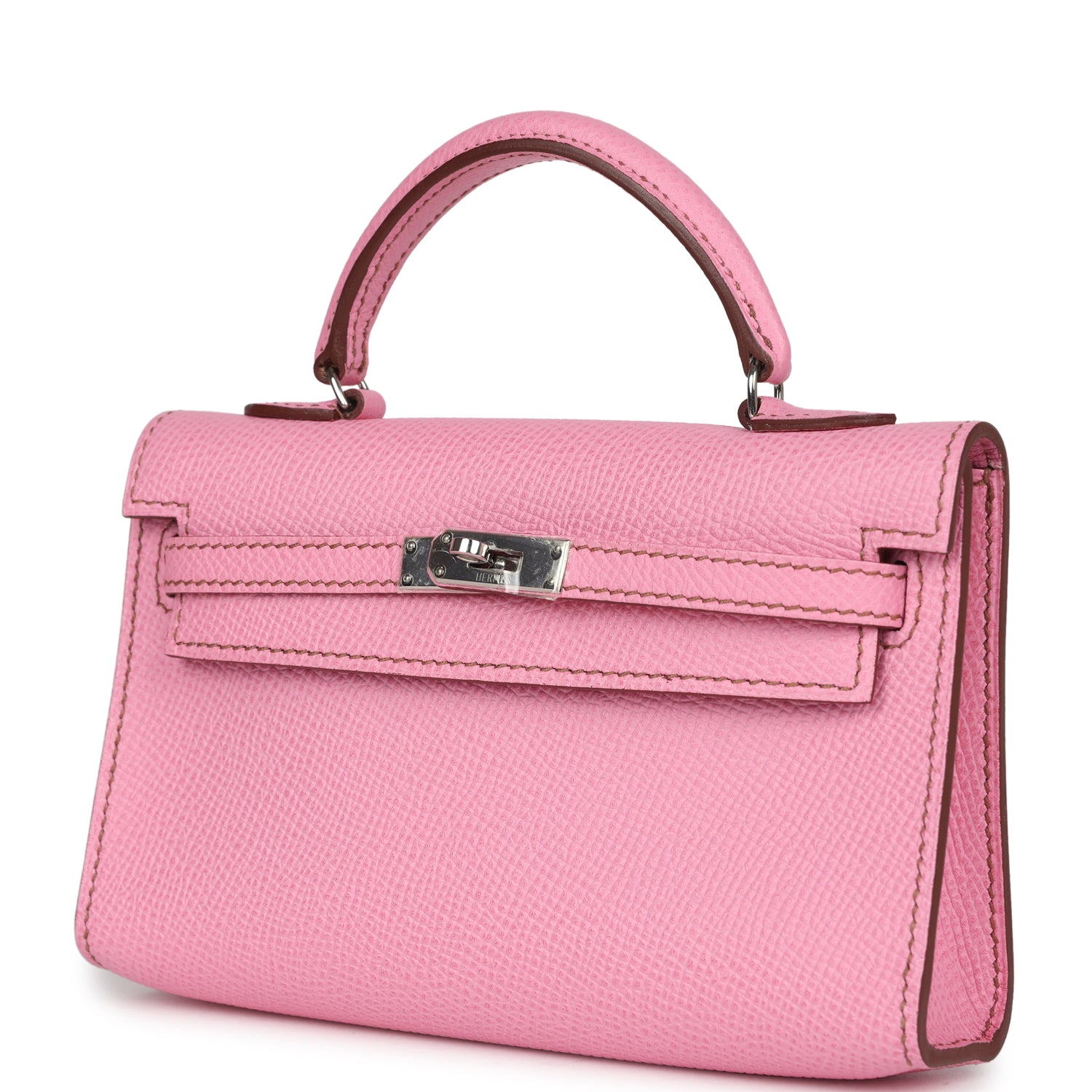 Micro Kelly 15 Bubblegum Epsom Bag