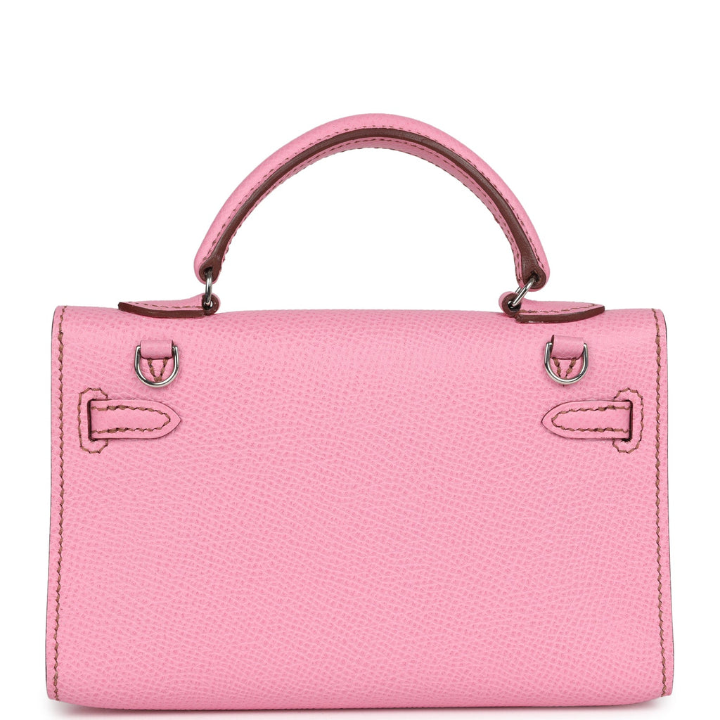 Micro Kelly 15 Bubblegum Epsom Bag
