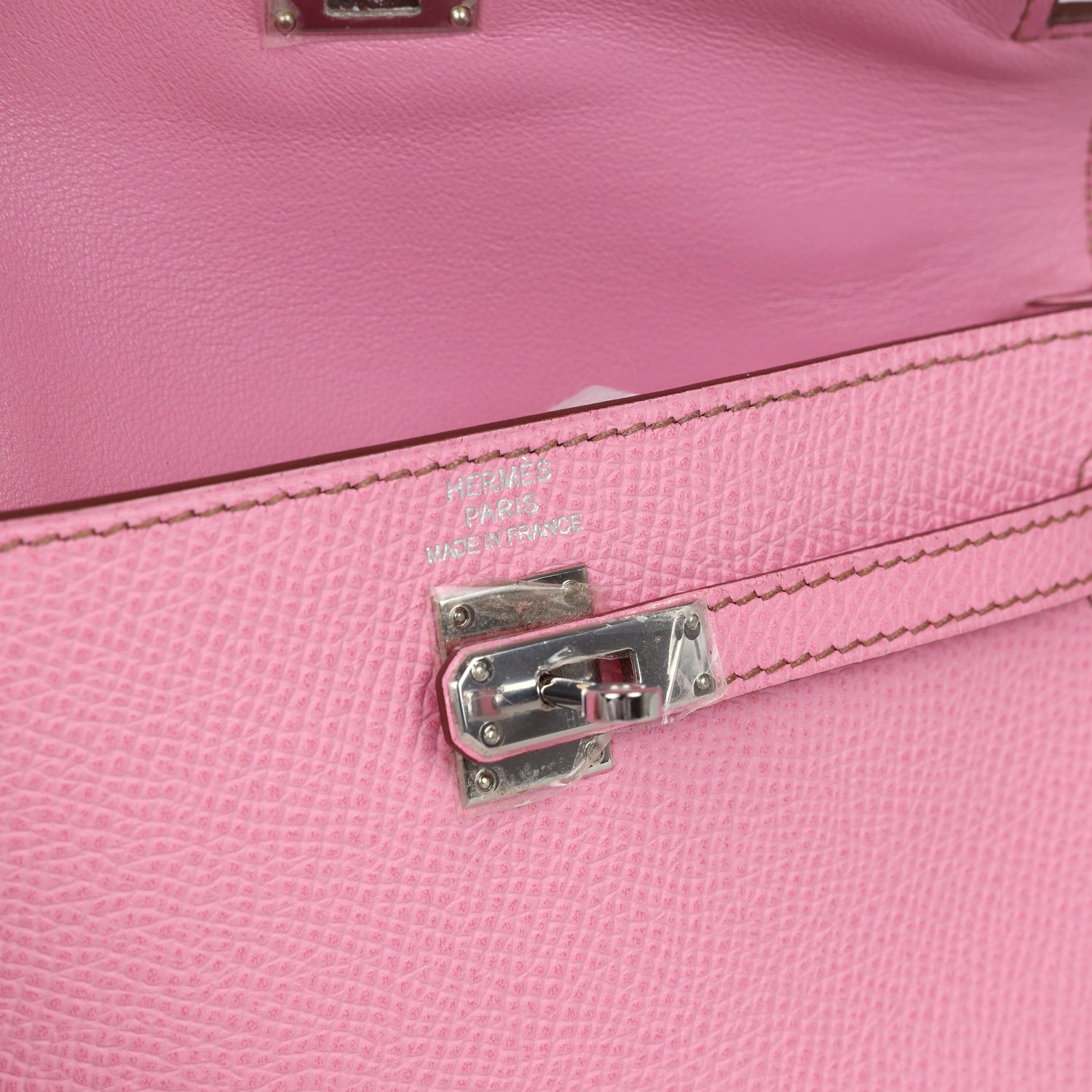 Micro Kelly 15 Bubblegum Epsom Bag