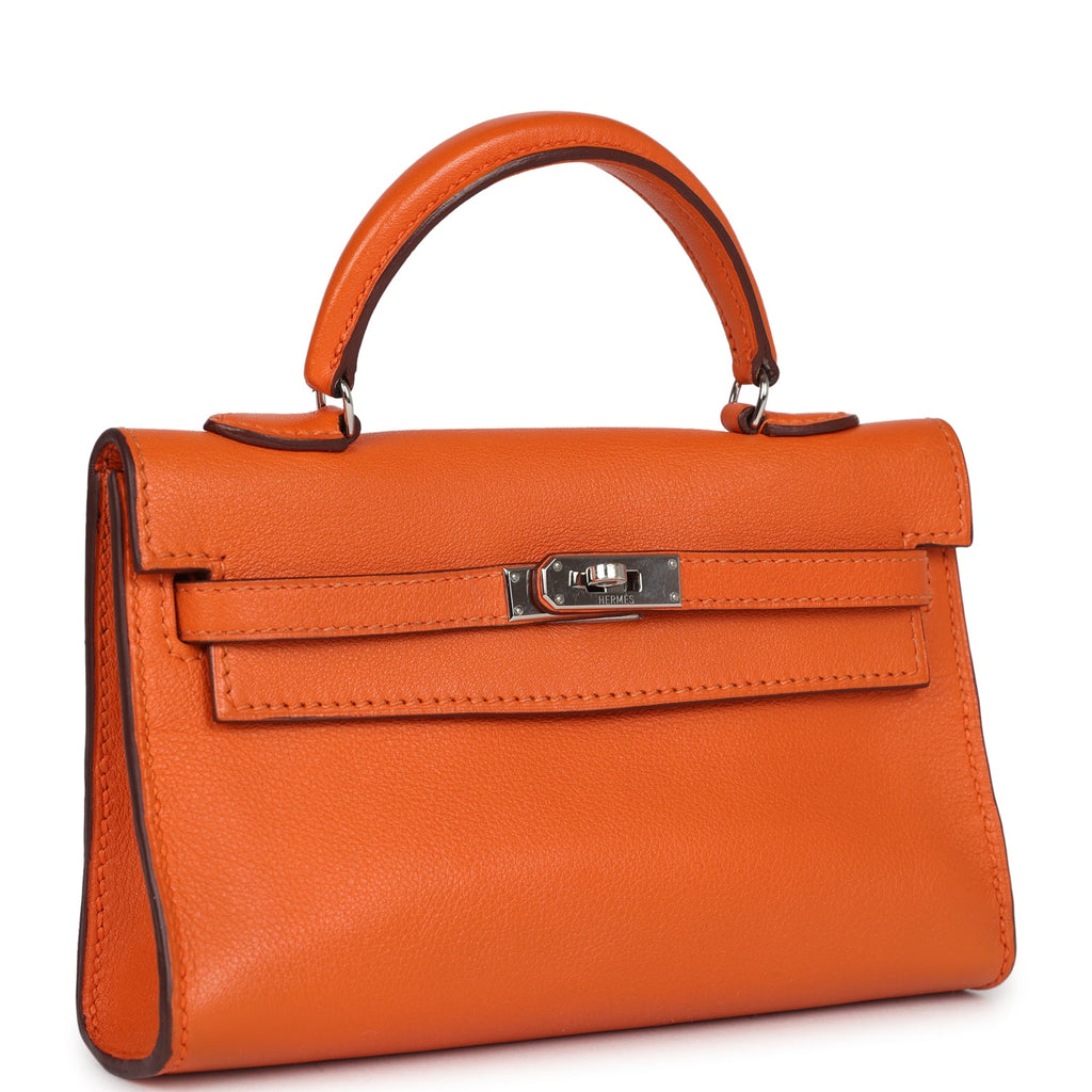 Micro Kelly 15 Orange Swift Bag