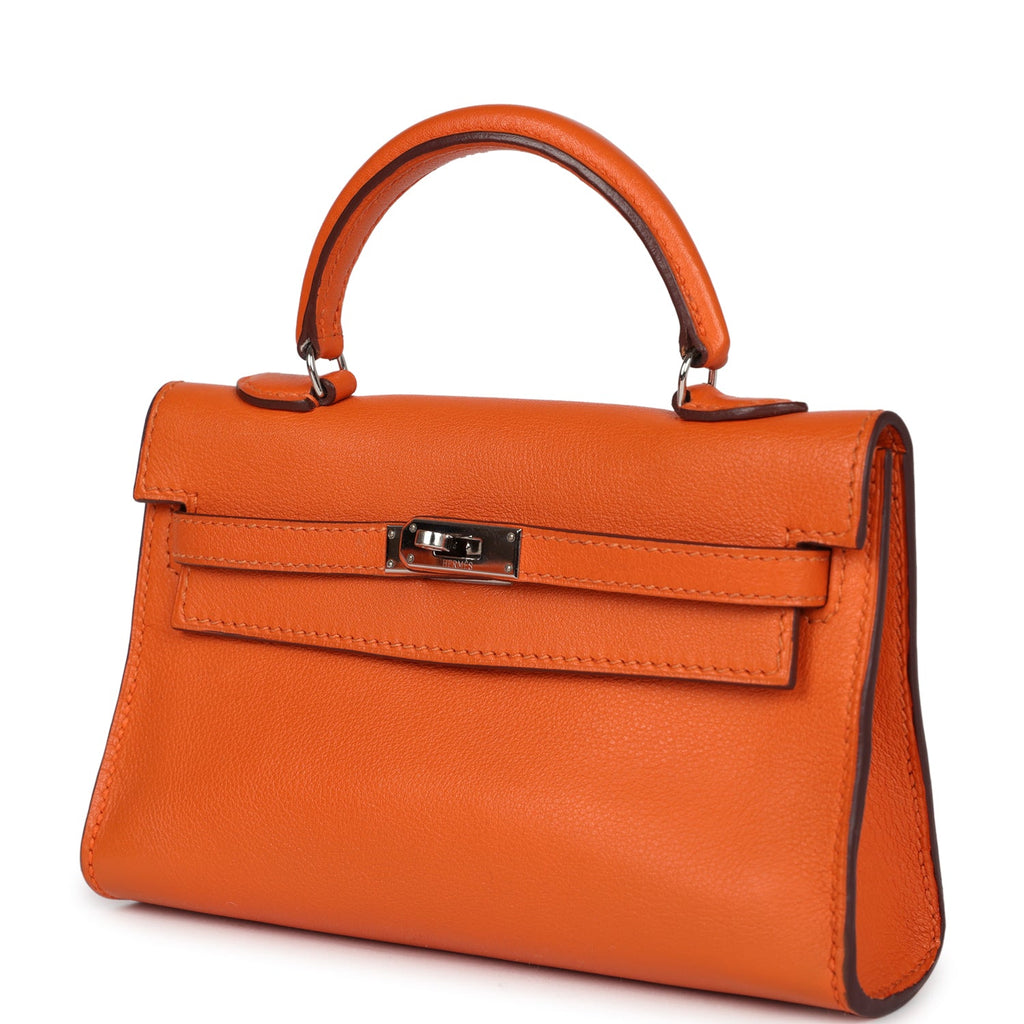 Micro Kelly 15 Orange Swift Bag