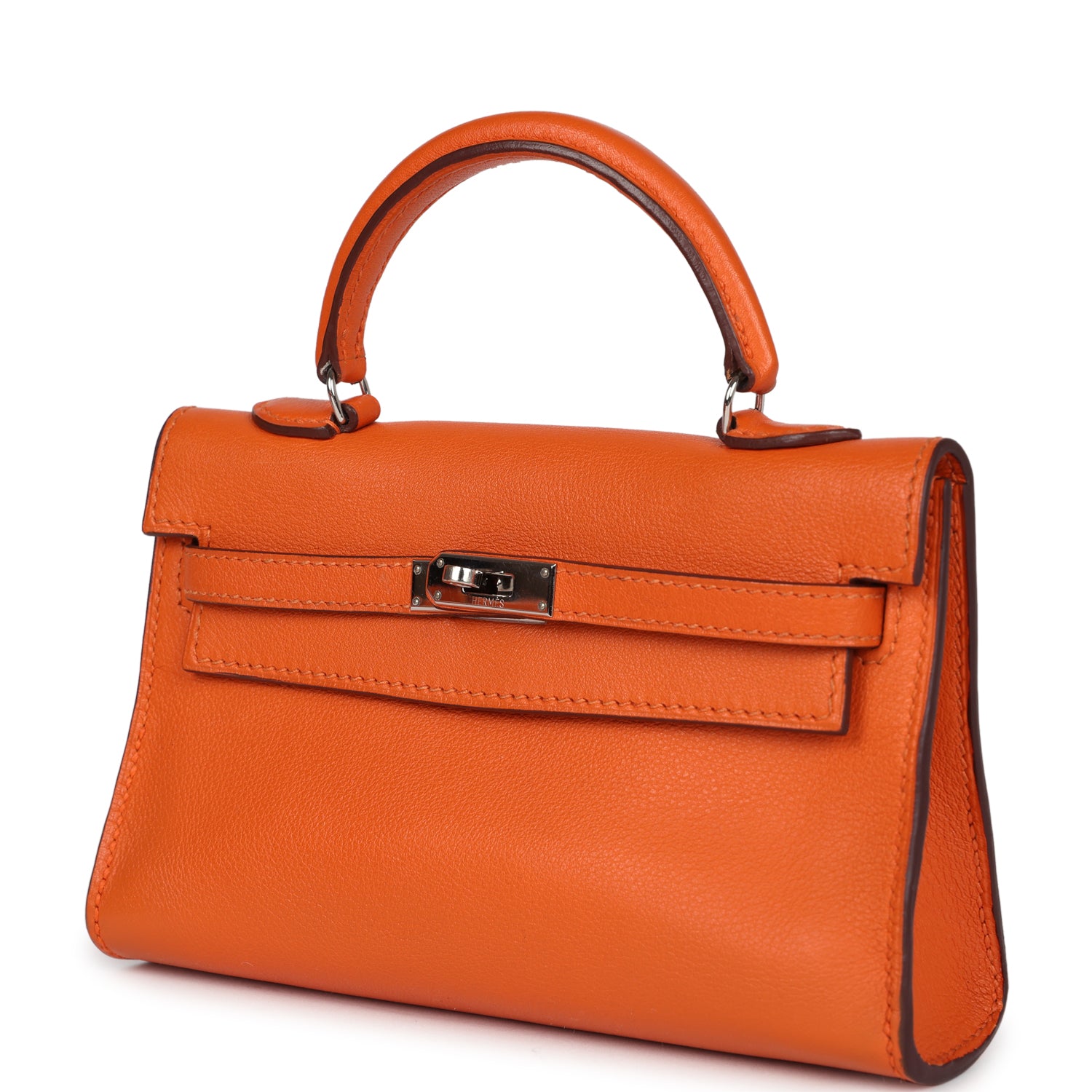 Micro Kelly 15 Orange Swift Bag