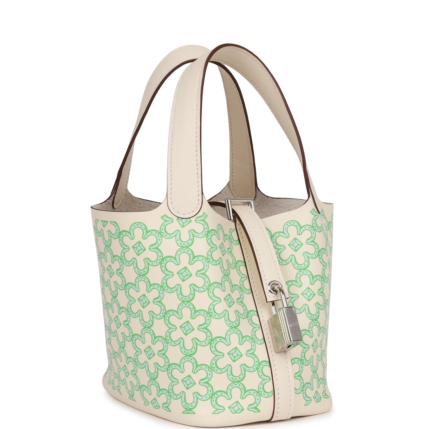 Micro Picotin Lock 14 "Lucky Daisy" Nata Swift Palladium Hardware Bag