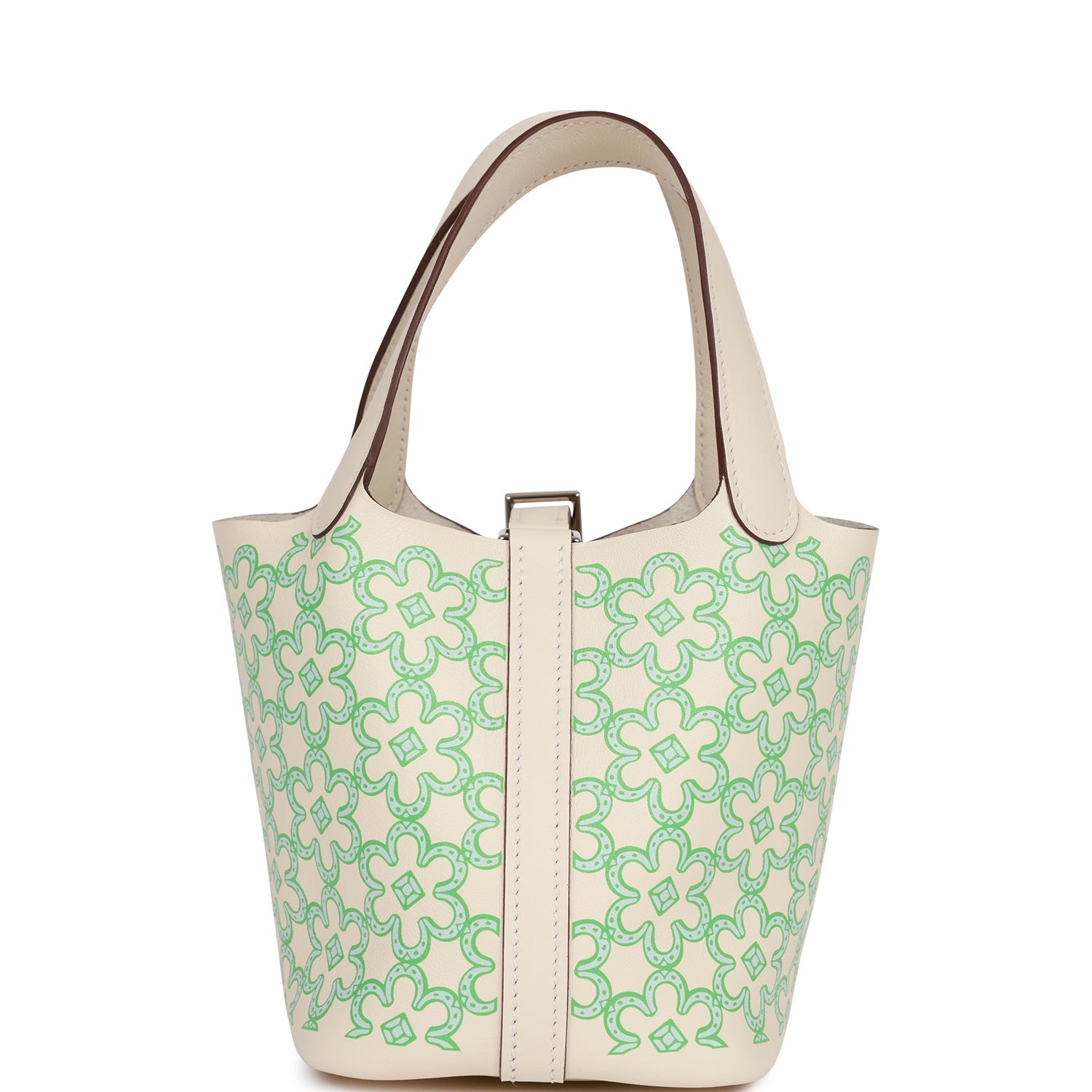 Micro Picotin Lock 14 "Lucky Daisy" Nata Swift Palladium Hardware Bag