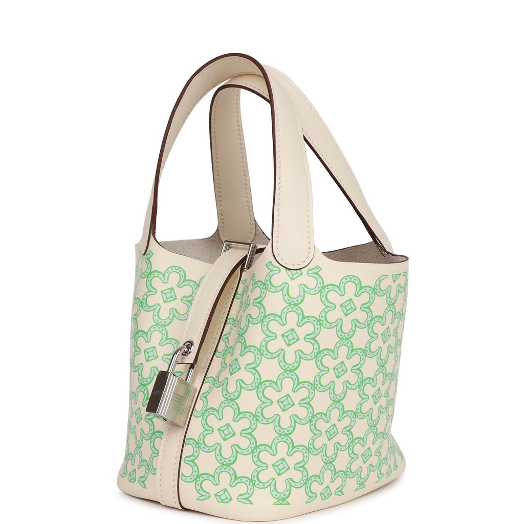 Micro Picotin Lock 14 "Lucky Daisy" Nata Swift Palladium Hardware Bag