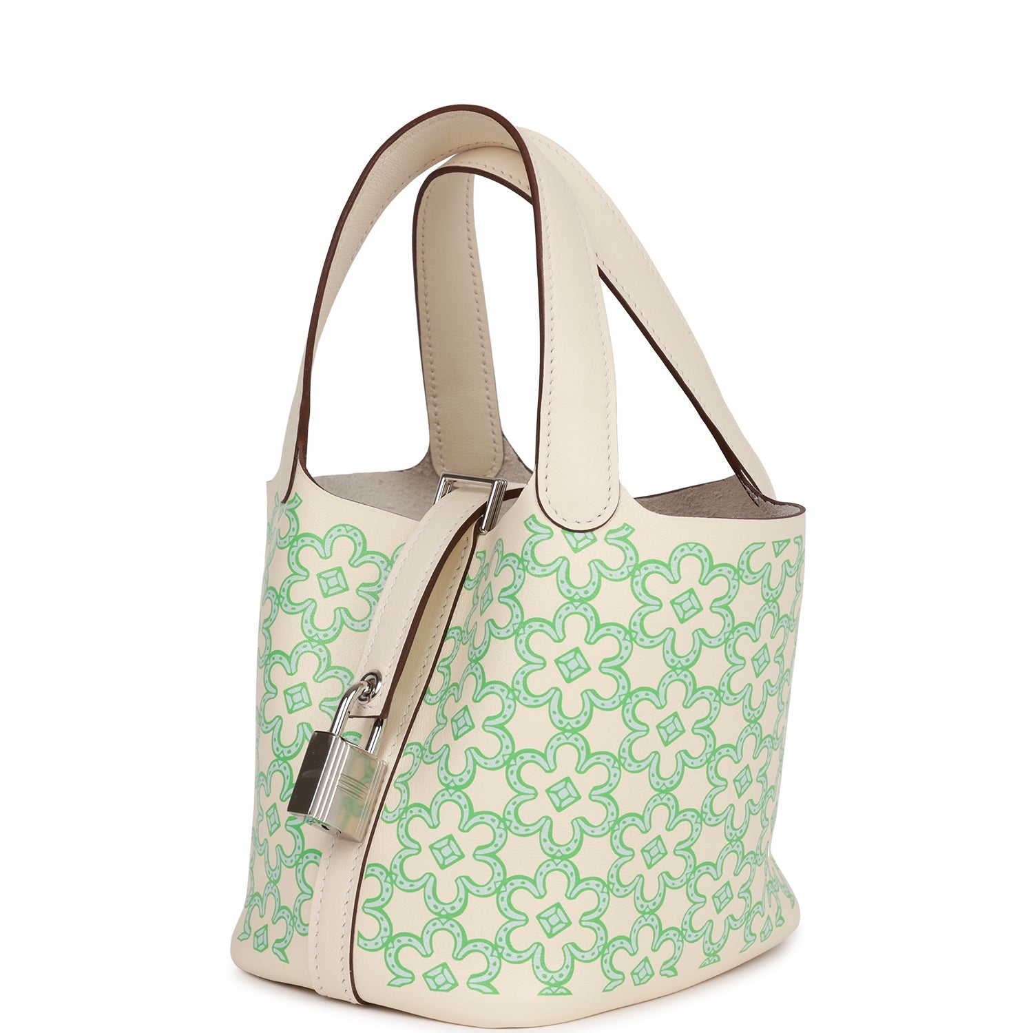 Micro Picotin Lock 14 "Lucky Daisy" Nata Swift Palladium Hardware Bag