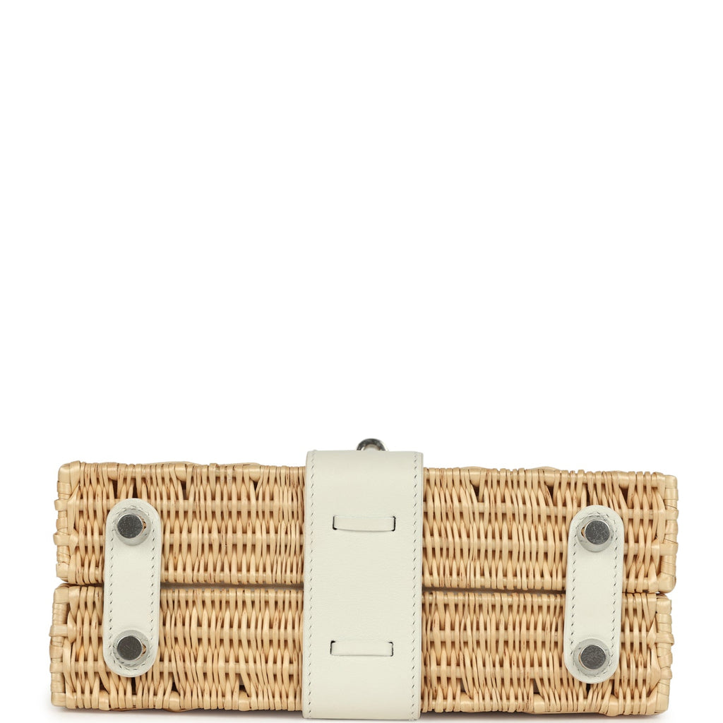 Mini Picnic Kelly 20 White Swift and Osier Wicker Bag