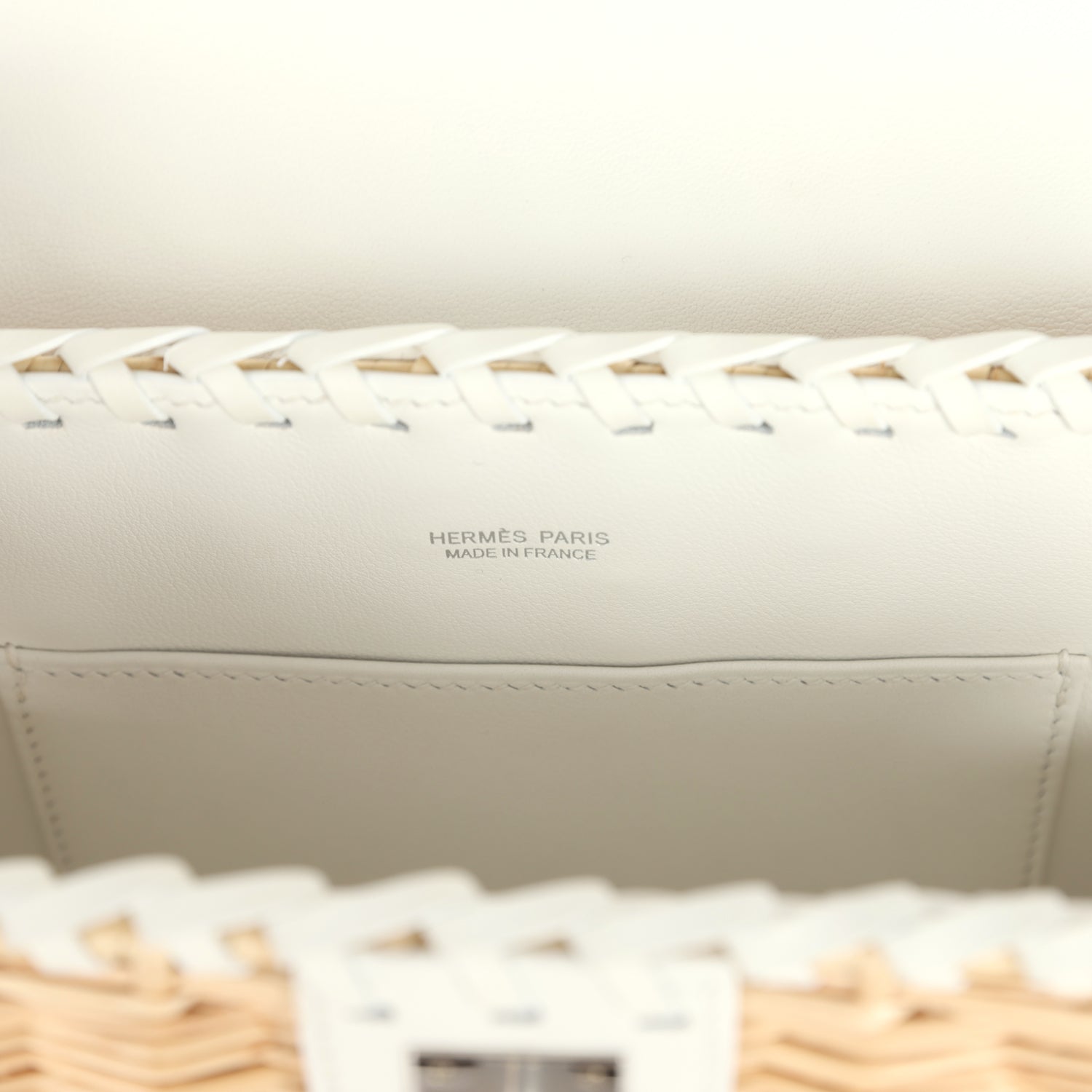 Mini Picnic Kelly 20 White Swift and Osier Wicker Bag