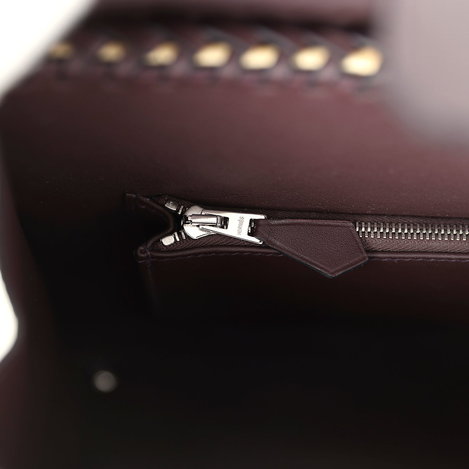 Birkin 25 Rouge Sellier Swift Palladium Hardware Bag