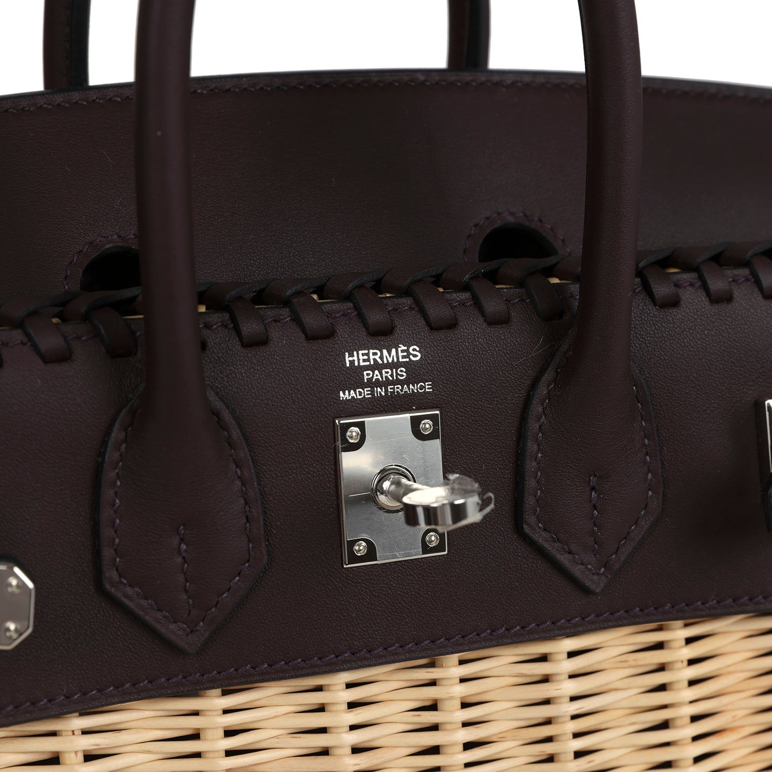 Birkin 25 Rouge Sellier Swift Palladium Hardware Bag