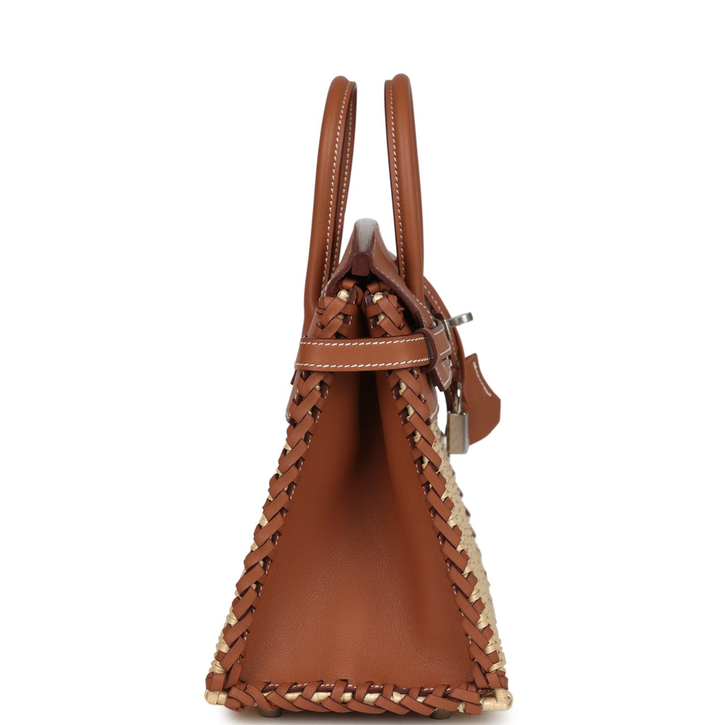 Picnic Birkin Sellier 25 Gold Swift Palladium Hardware Bag