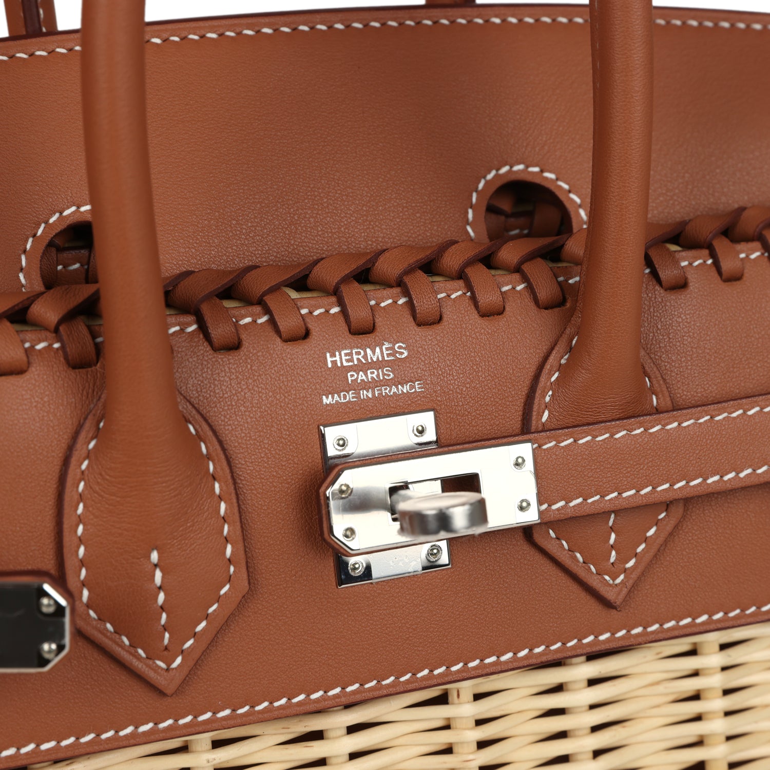 Picnic Birkin Sellier 25 Gold Swift Palladium Hardware Bag