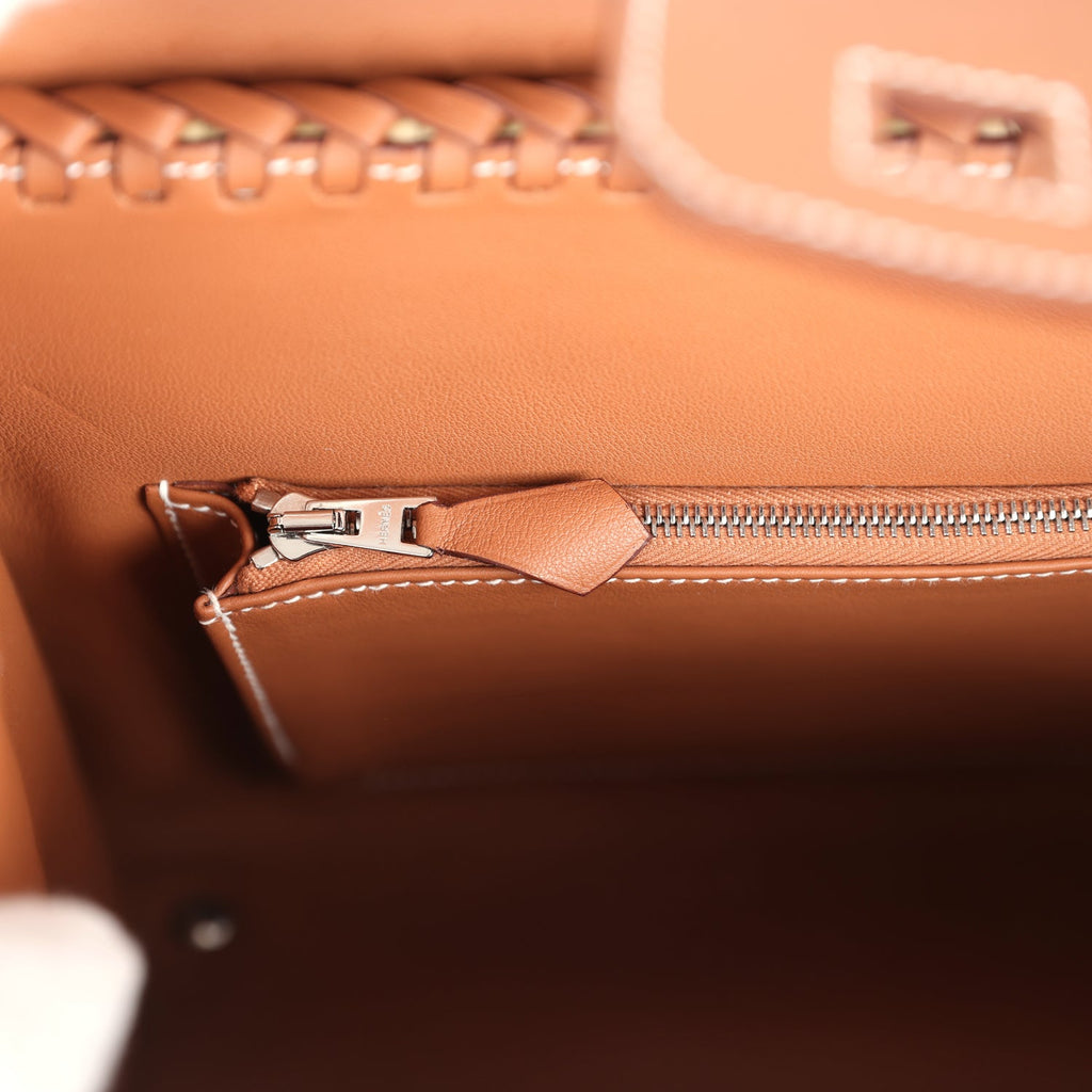 Picnic Birkin Sellier 25 Gold Swift Palladium Hardware Bag