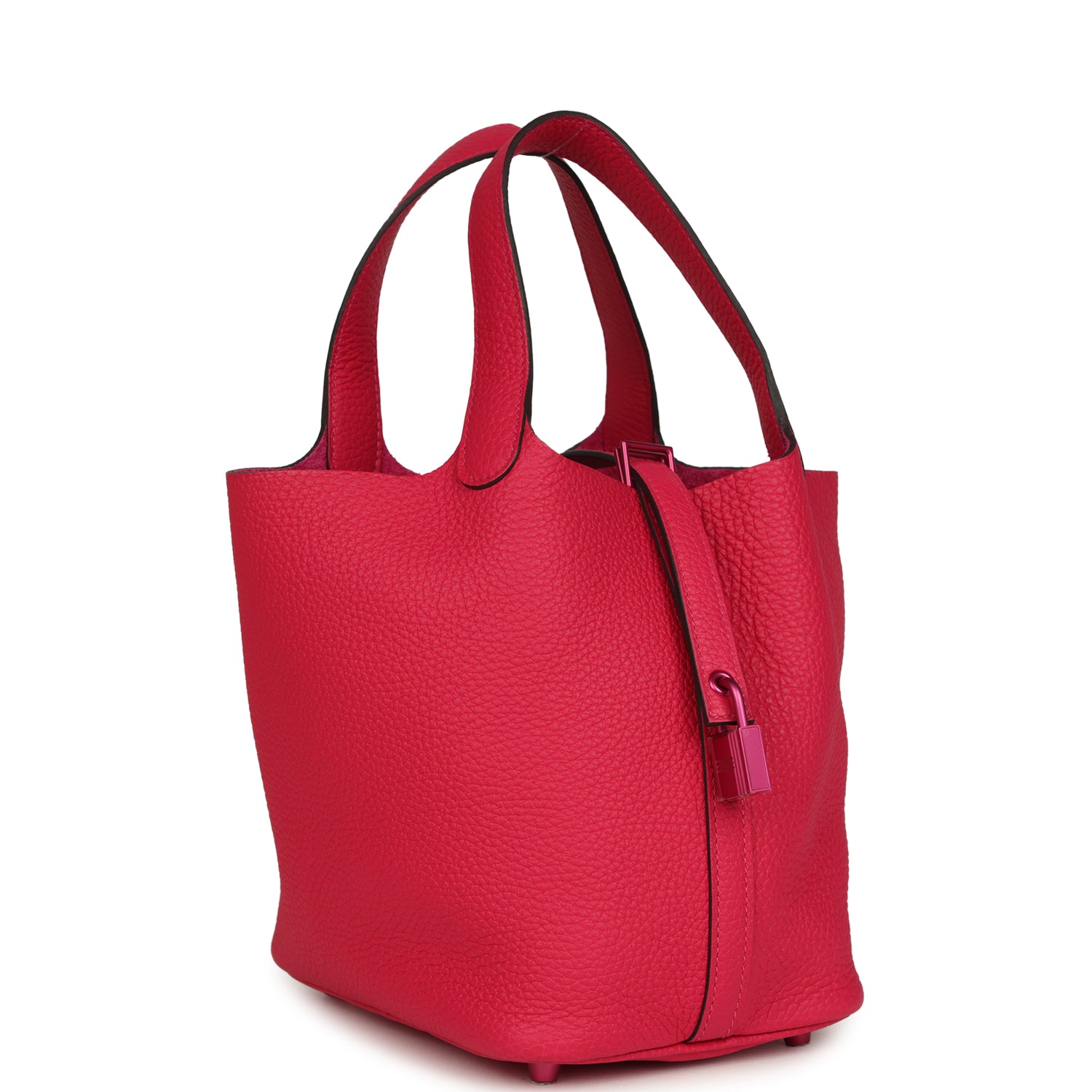 Picotin 18 Monochrome Rose Mexico Clemence Pink Palladium Hardware Bag