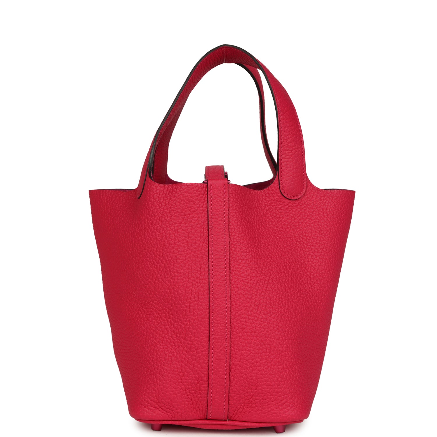 Picotin 18 Monochrome Rose Mexico Clemence Pink Palladium Hardware Bag