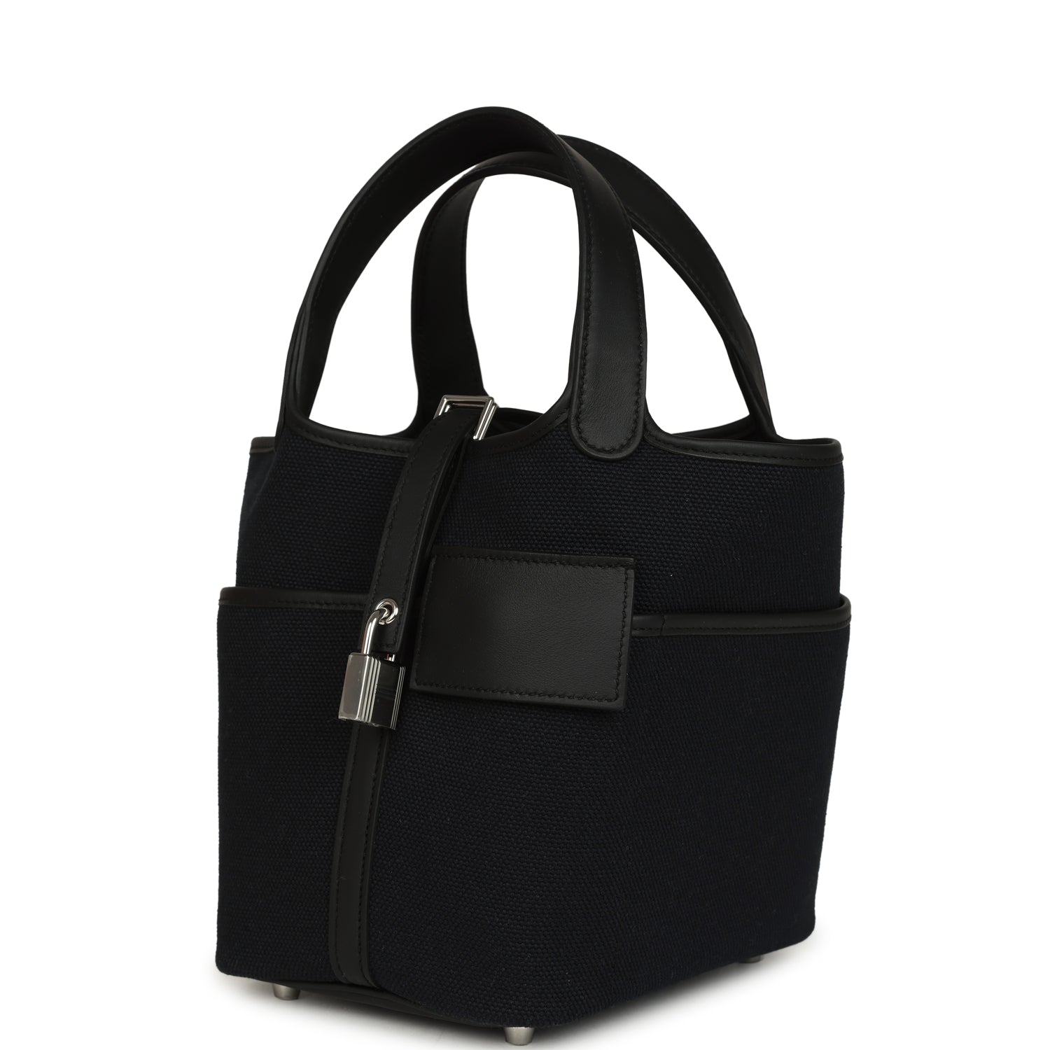 Picotin Cargo 18 Black Toile Goeland and Swift Palladium Hardware Bag