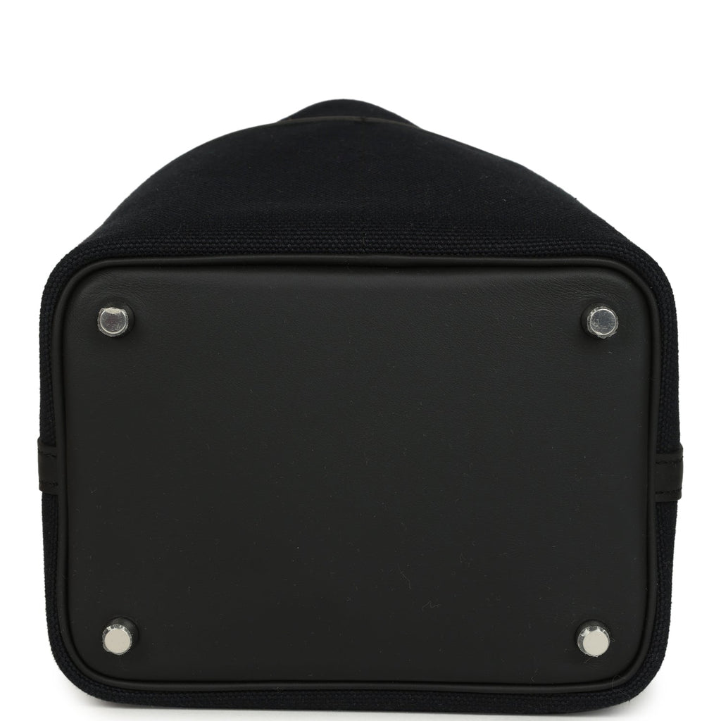 Picotin Cargo 18 Black Toile Goeland and Swift Palladium Hardware Bag