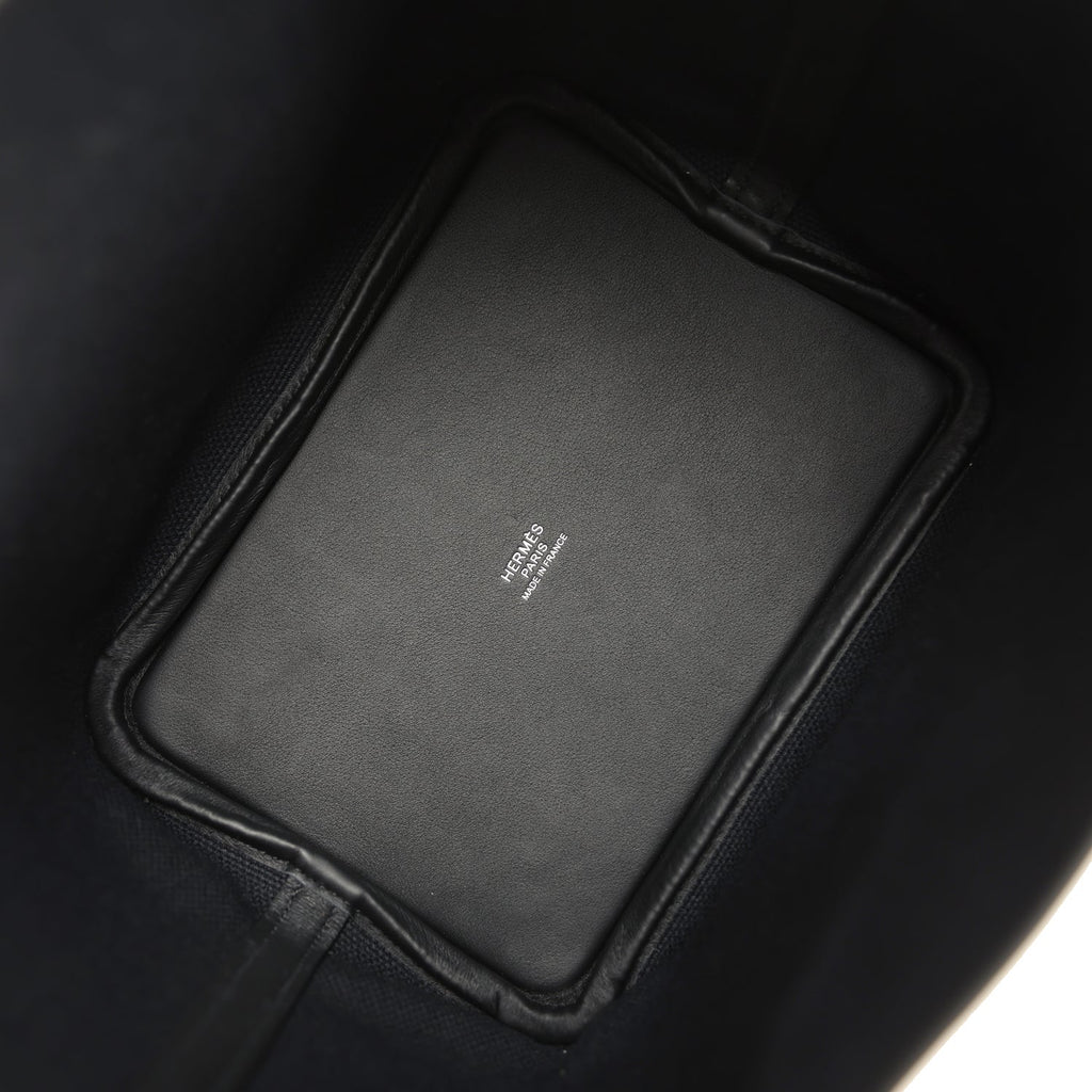 Picotin Cargo 18 Black Toile Goeland and Swift Palladium Hardware Bag