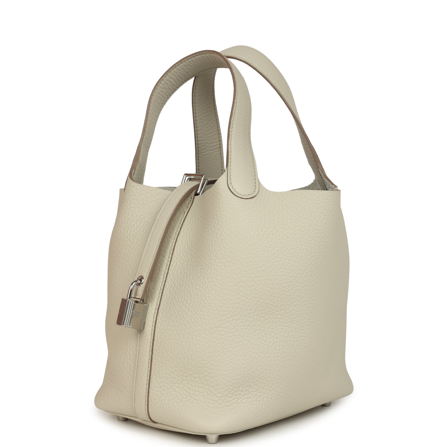 Picotin Lock 18 Beton Clemence Palladium Hardware Bag