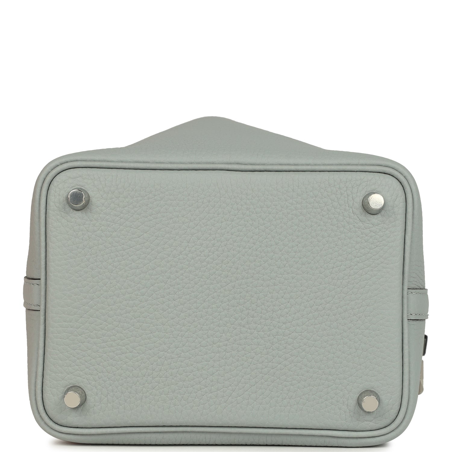Picotin Lock 18 Bleu Glacier Palladium Hardware Bag