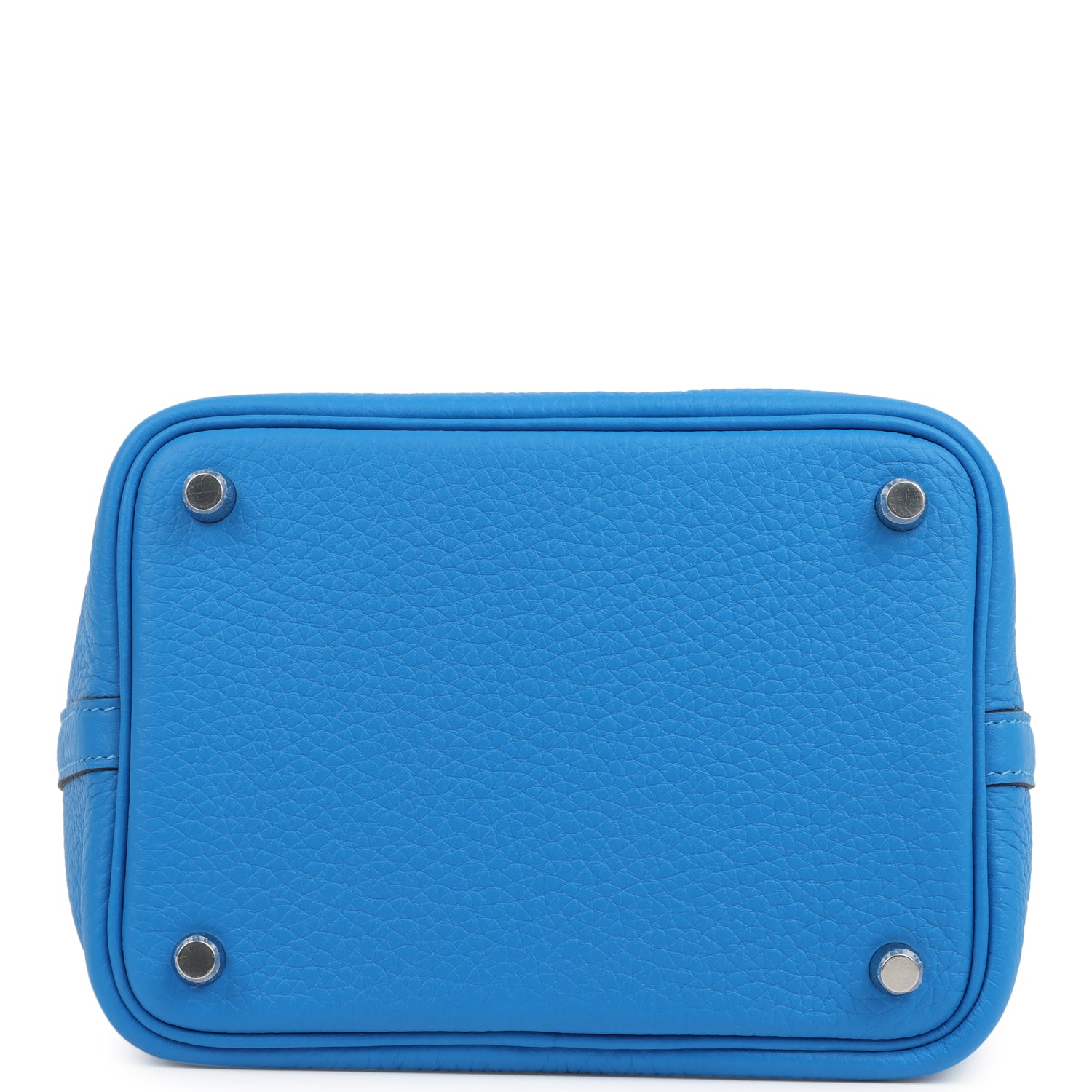 Picotin Lock 18 Bleu Hydra Palladium Hardware Bag