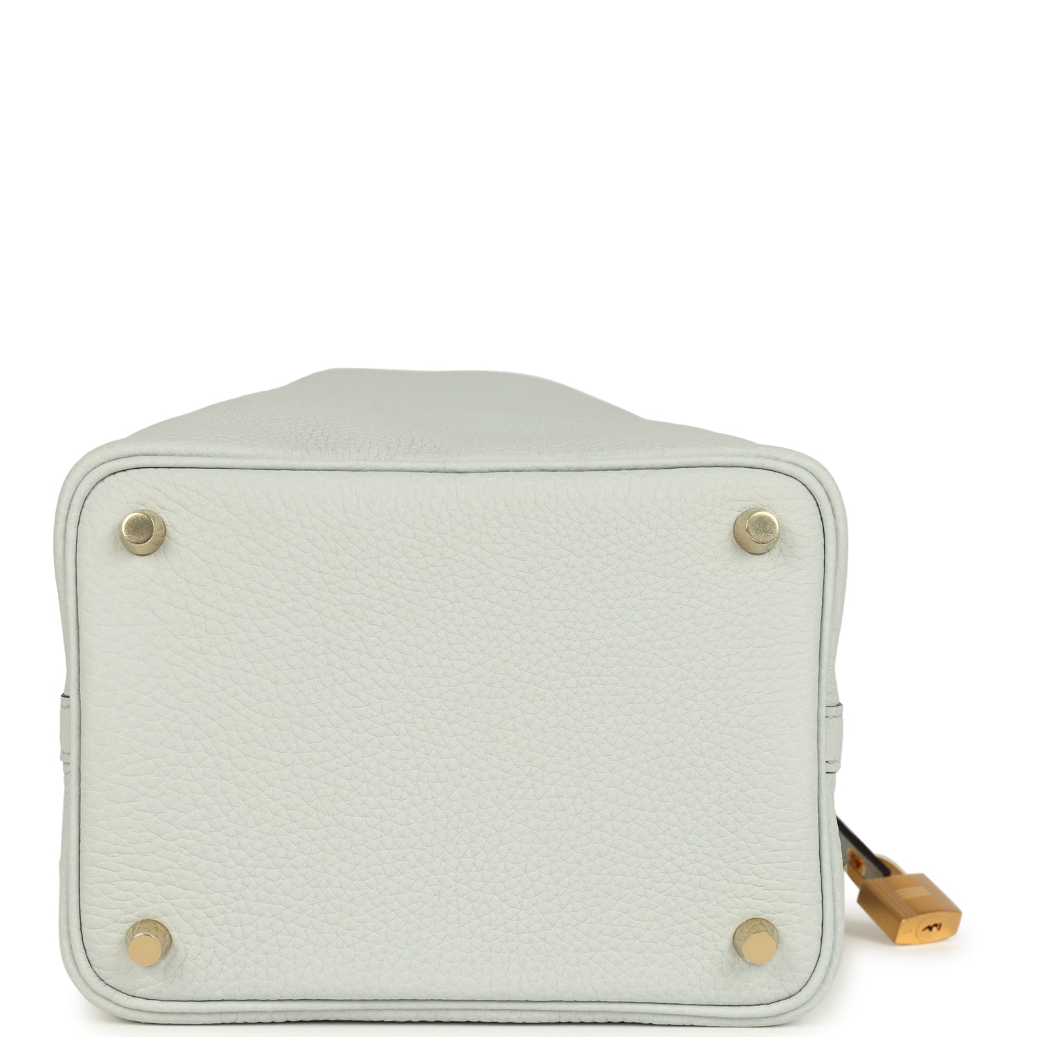 Picotin Lock 18 Bleu Pale Gold Hardware Bag