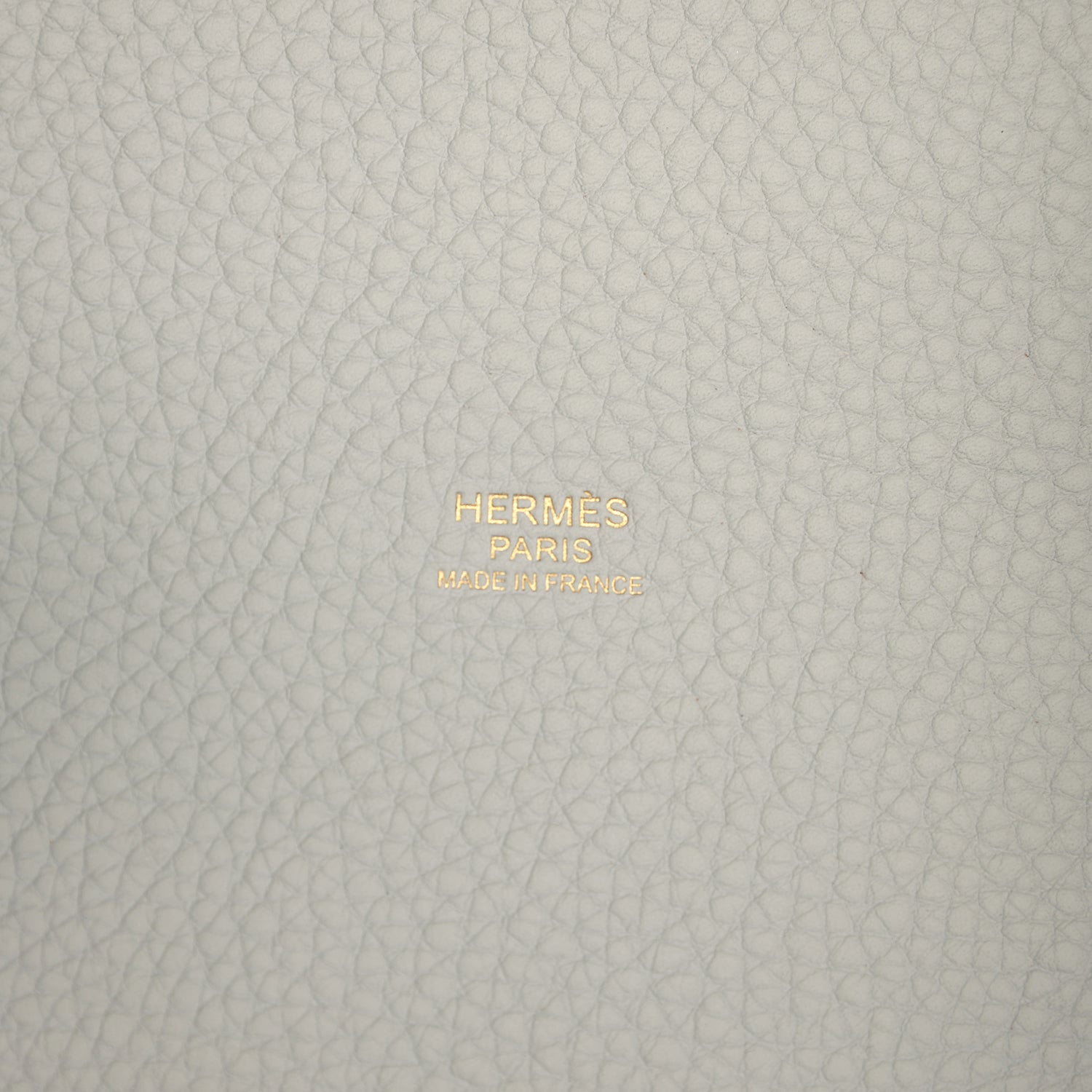 Picotin Lock 18 Bleu Pale Gold Hardware Bag