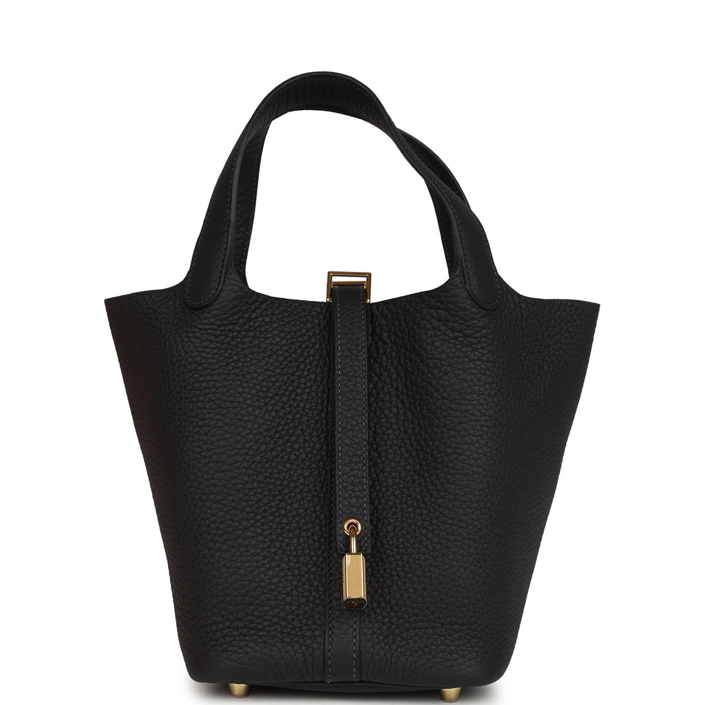 Picotin Lock 18 Caban Clemence Gold Hardware Bag