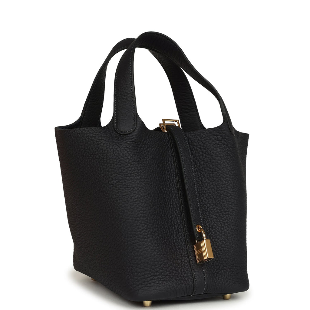 Picotin Lock 18 Caban Clemence Gold Hardware Bag