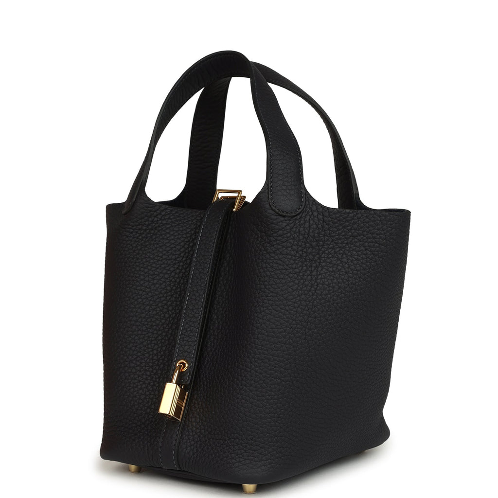 Picotin Lock 18 Caban Clemence Gold Hardware Bag