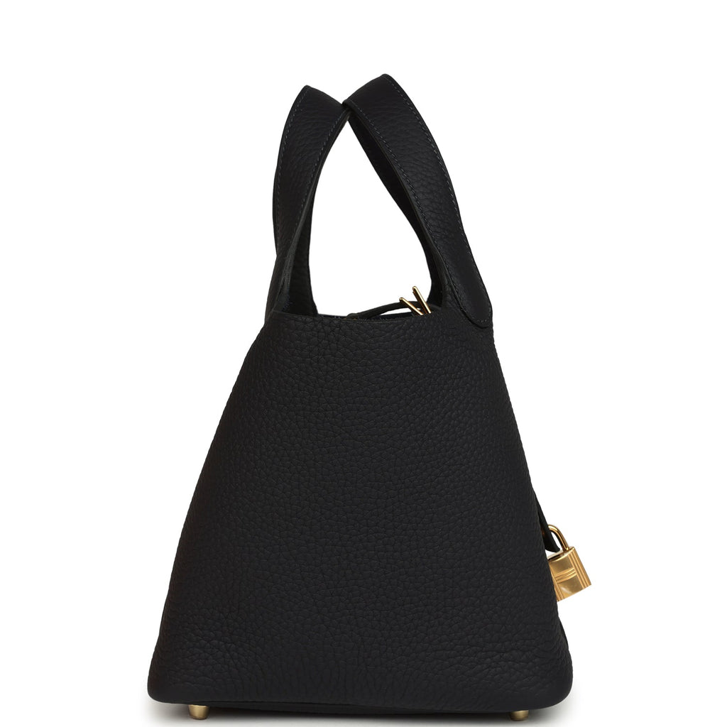 Picotin Lock 18 Caban Clemence Gold Hardware Bag