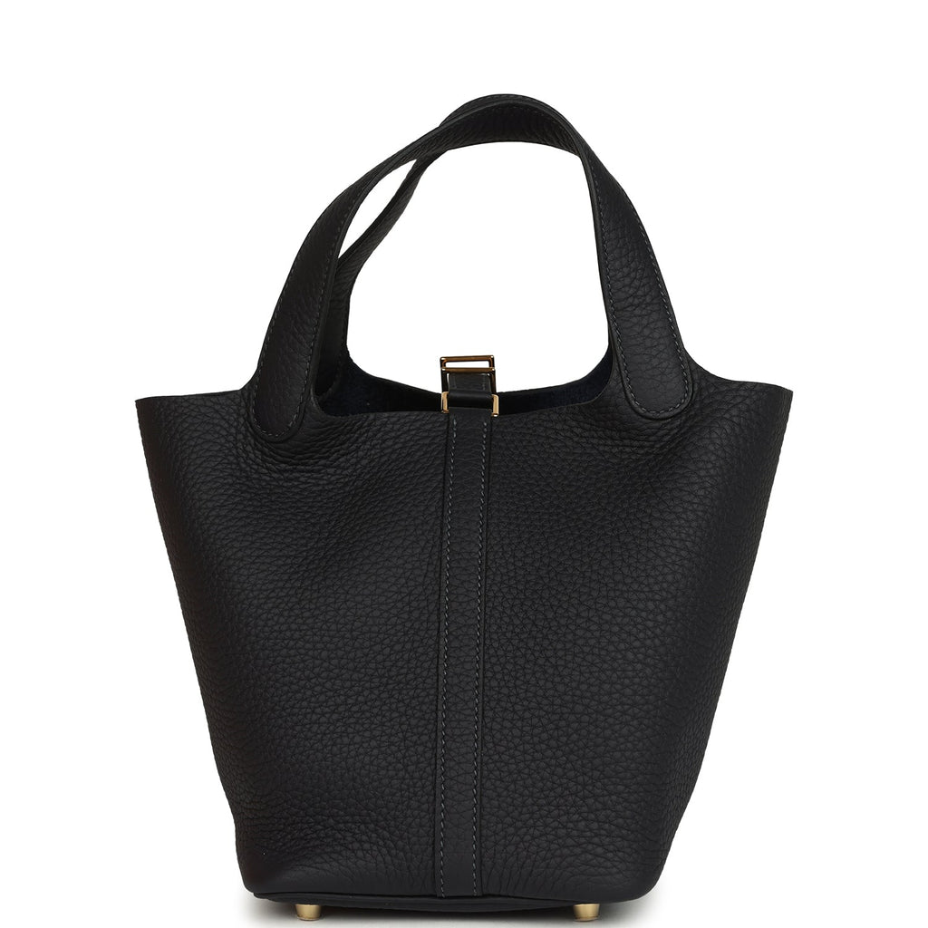 Picotin Lock 18 Caban Clemence Gold Hardware Bag