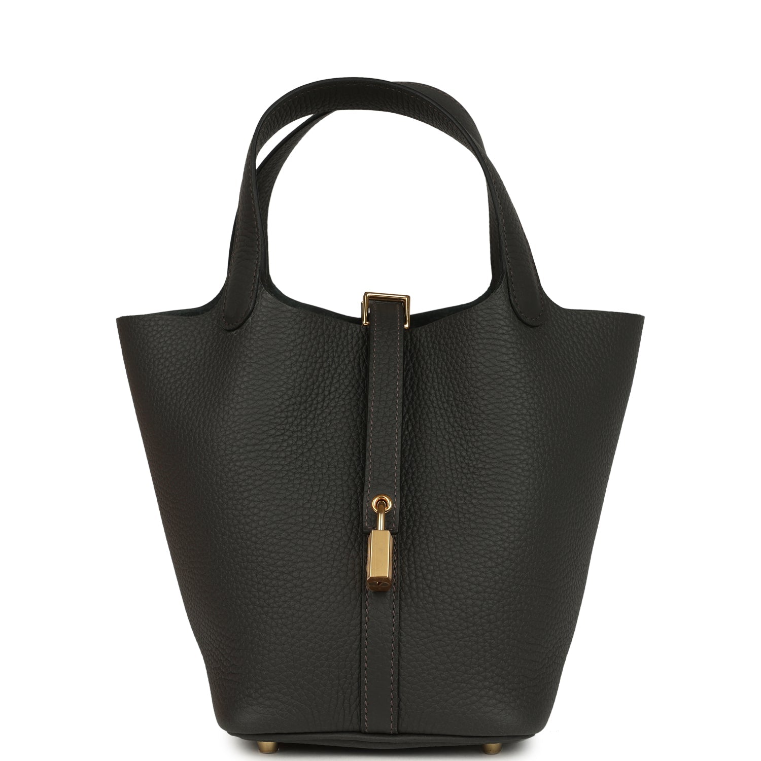 Picotin Lock 18 Dark Bronze Gold Hardware Bag