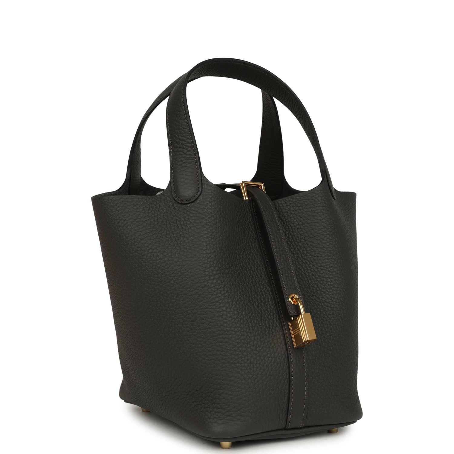 Picotin Lock 18 Dark Bronze Gold Hardware Bag