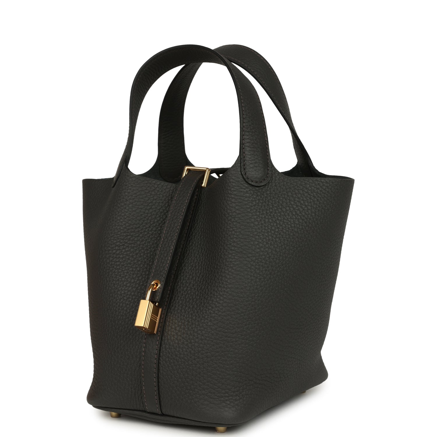 Picotin Lock 18 Dark Bronze Gold Hardware Bag