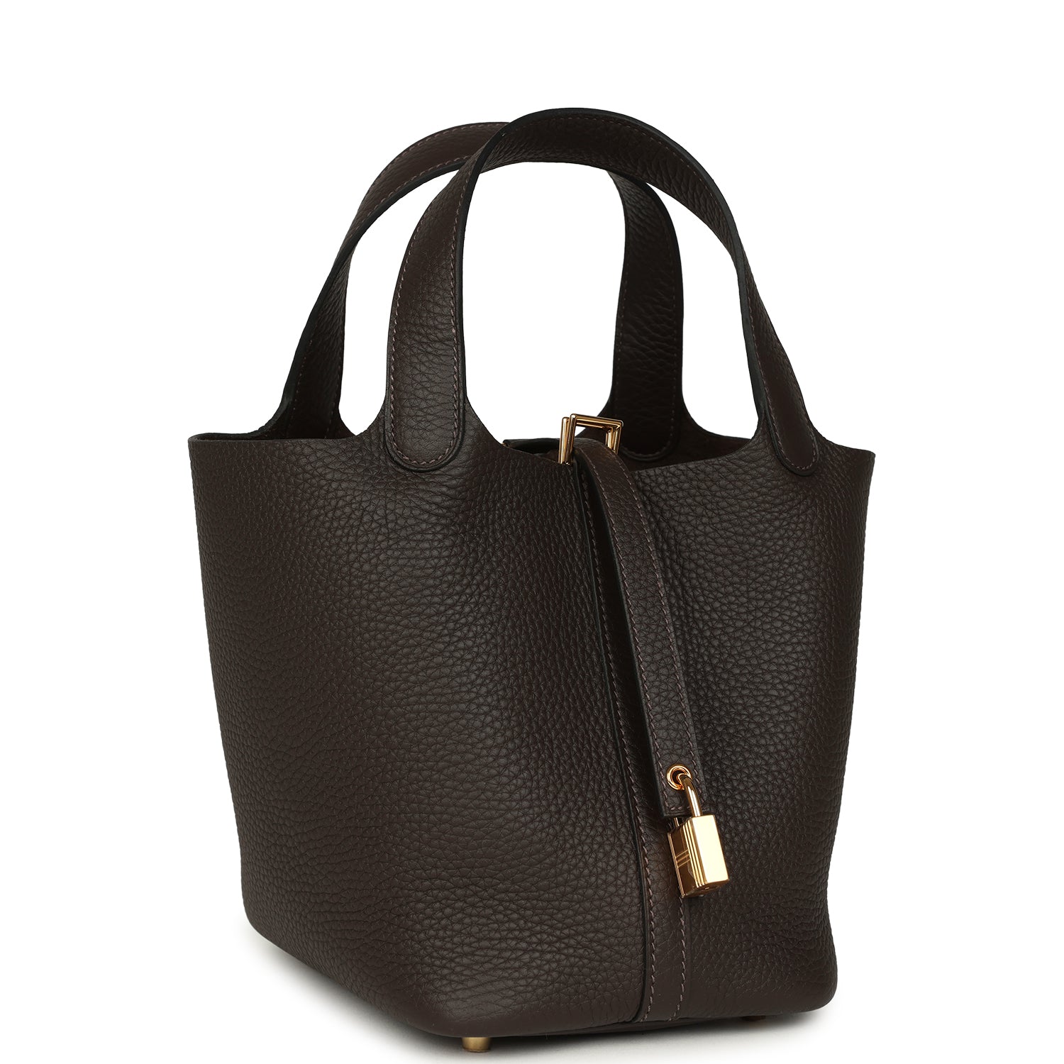 Picotin Lock 18 Ebene Gold Hardware Bag
