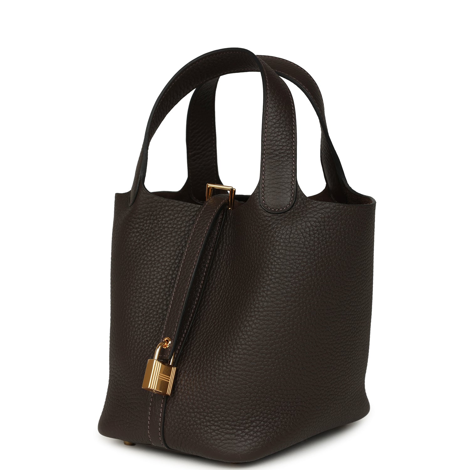 Picotin Lock 18 Ebene Gold Hardware Bag