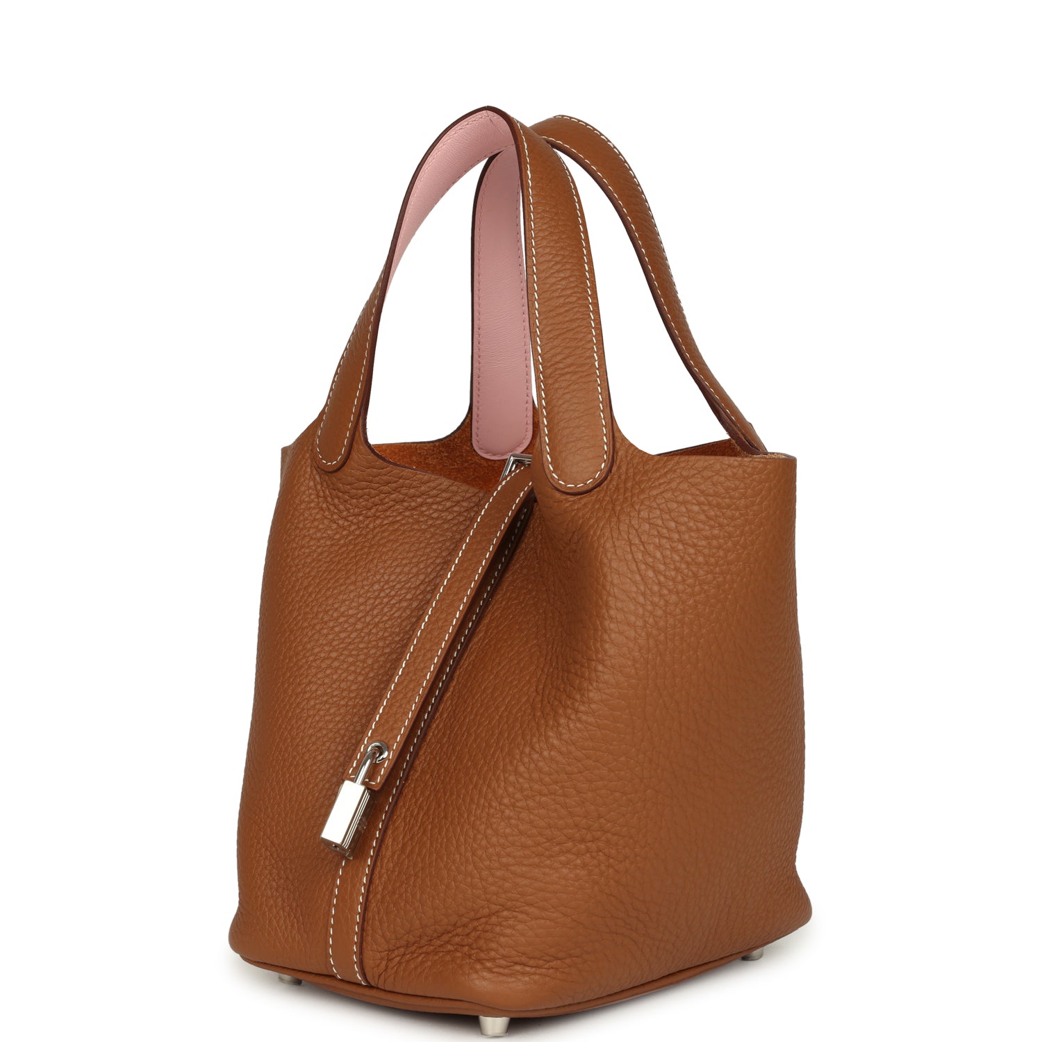 Picotin Lock 18 Eclat Gold and Rose Sakura Palladium Hardware Bag