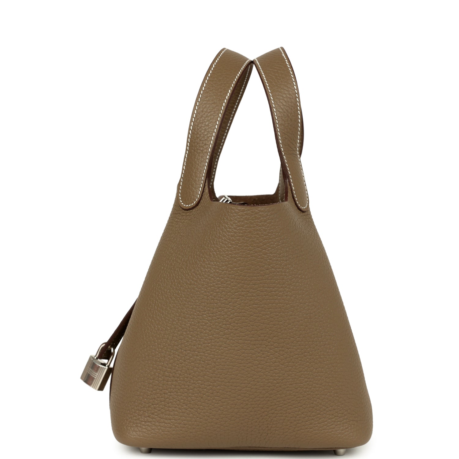 Picotin Lock 18 Etoupe Palladium Hardware Bag