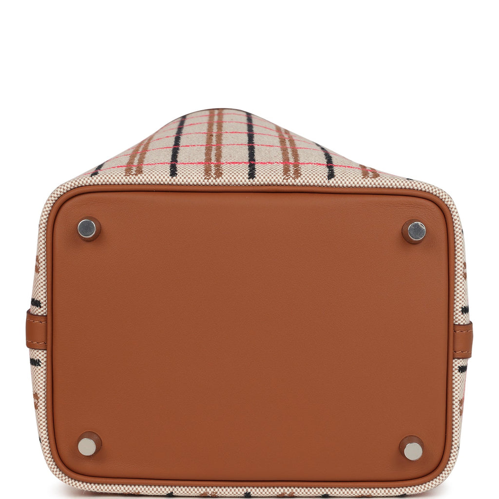 Picotin Lock 18 Gold, Ecru-Beige, Rose Pop, Black Toile H and Fauve Swift and Toile H Palladium Hardware  Bag