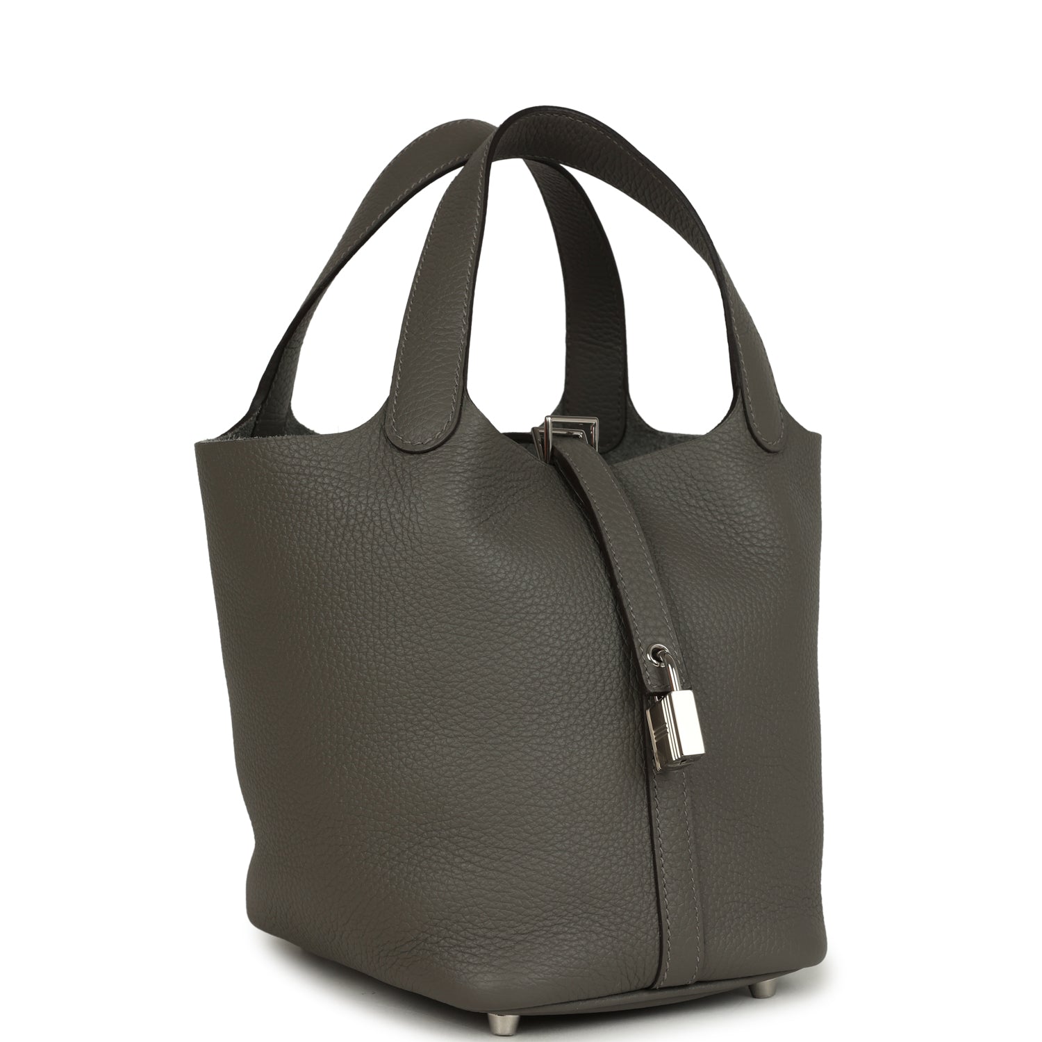 Picotin Lock 18 Gris Meyer Palladium Hardware Bag