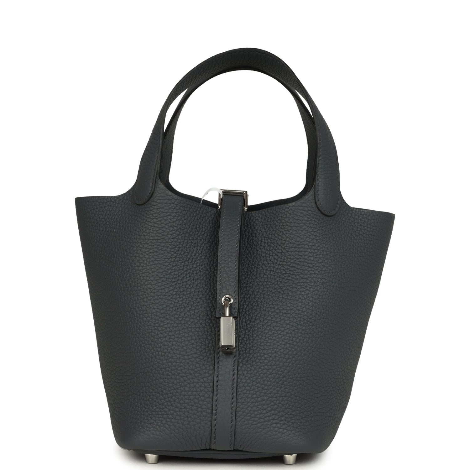 Picotin Lock 18 Gris Misty Palladium Hardware Bag