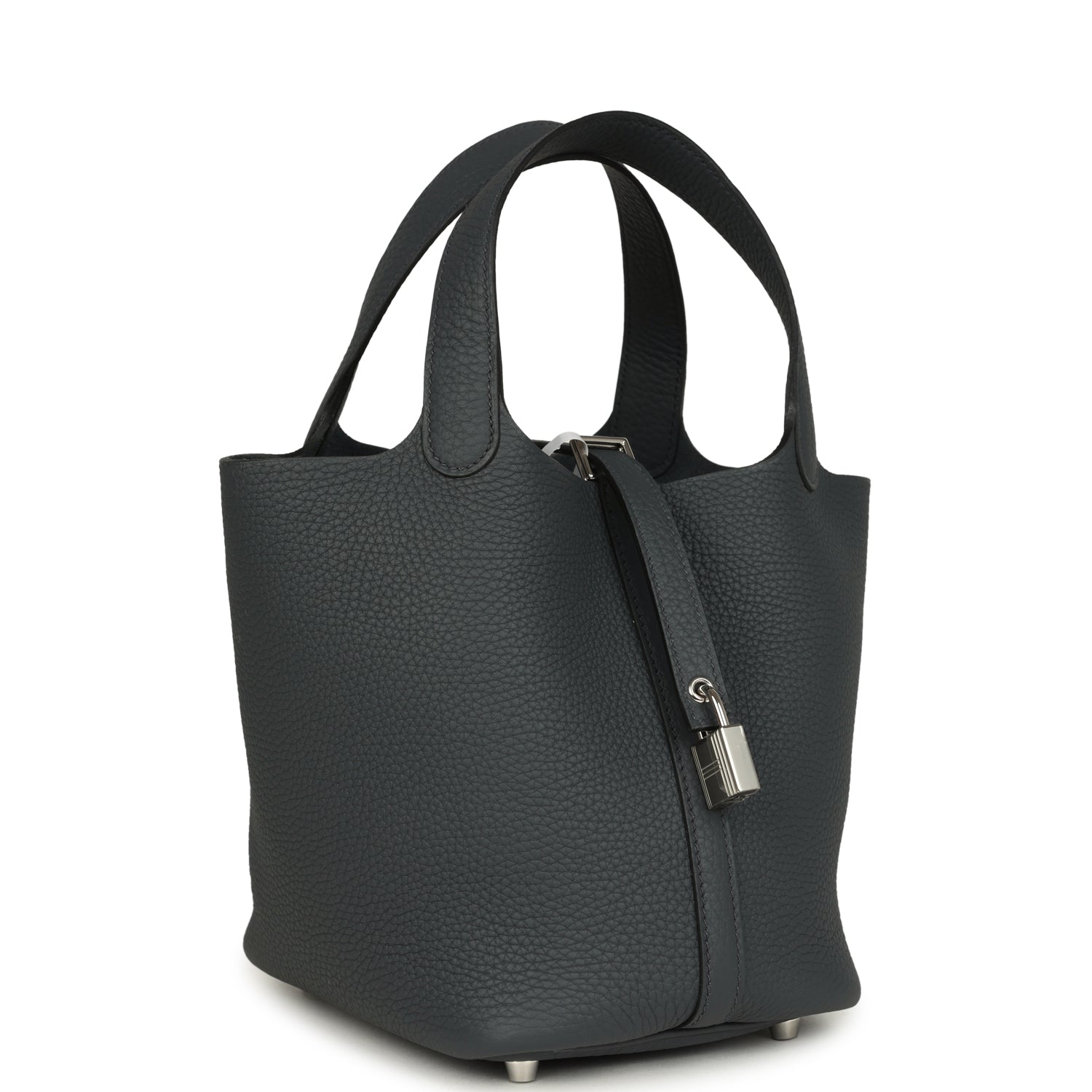 Picotin Lock 18 Gris Misty Palladium Hardware Bag