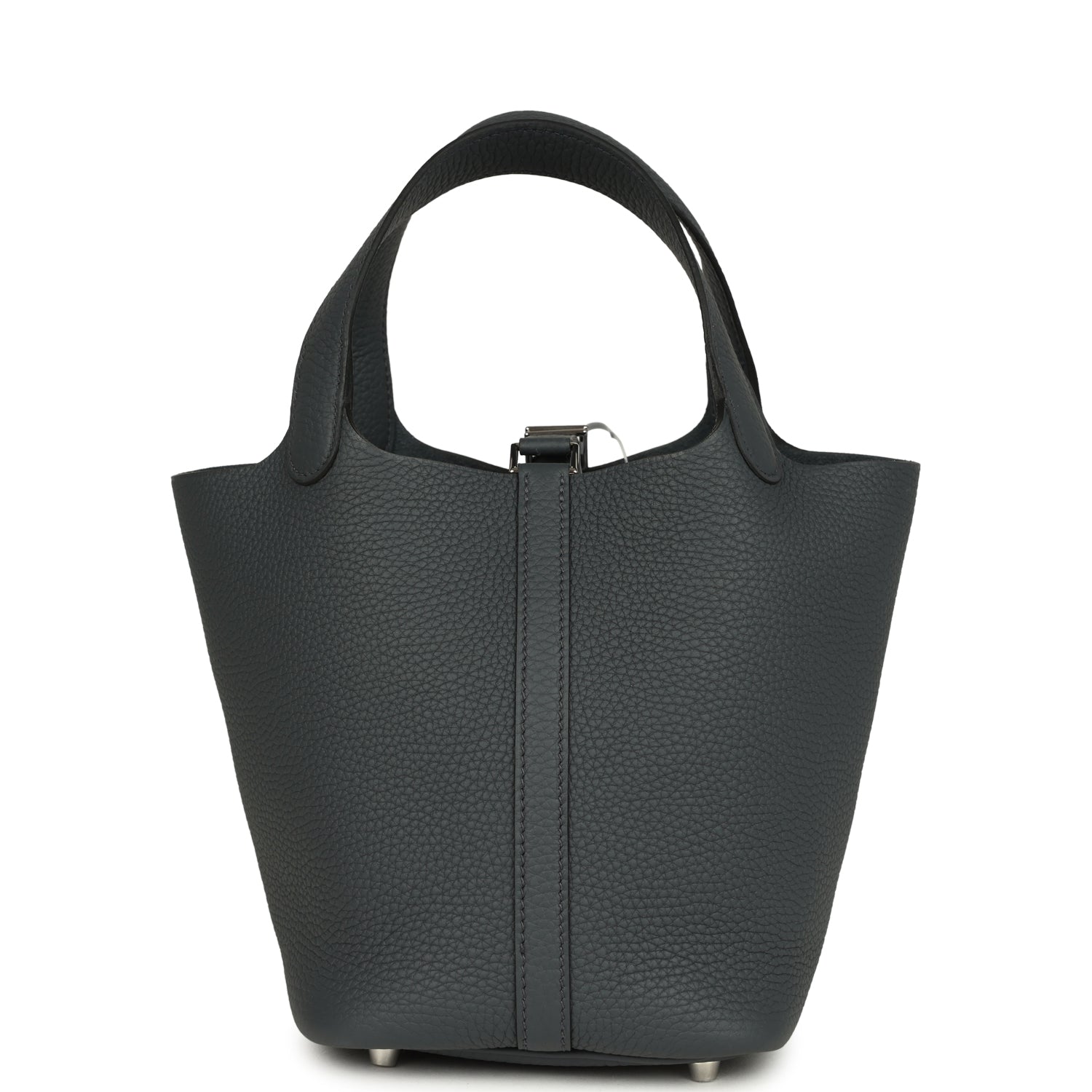 Picotin Lock 18 Gris Misty Palladium Hardware Bag