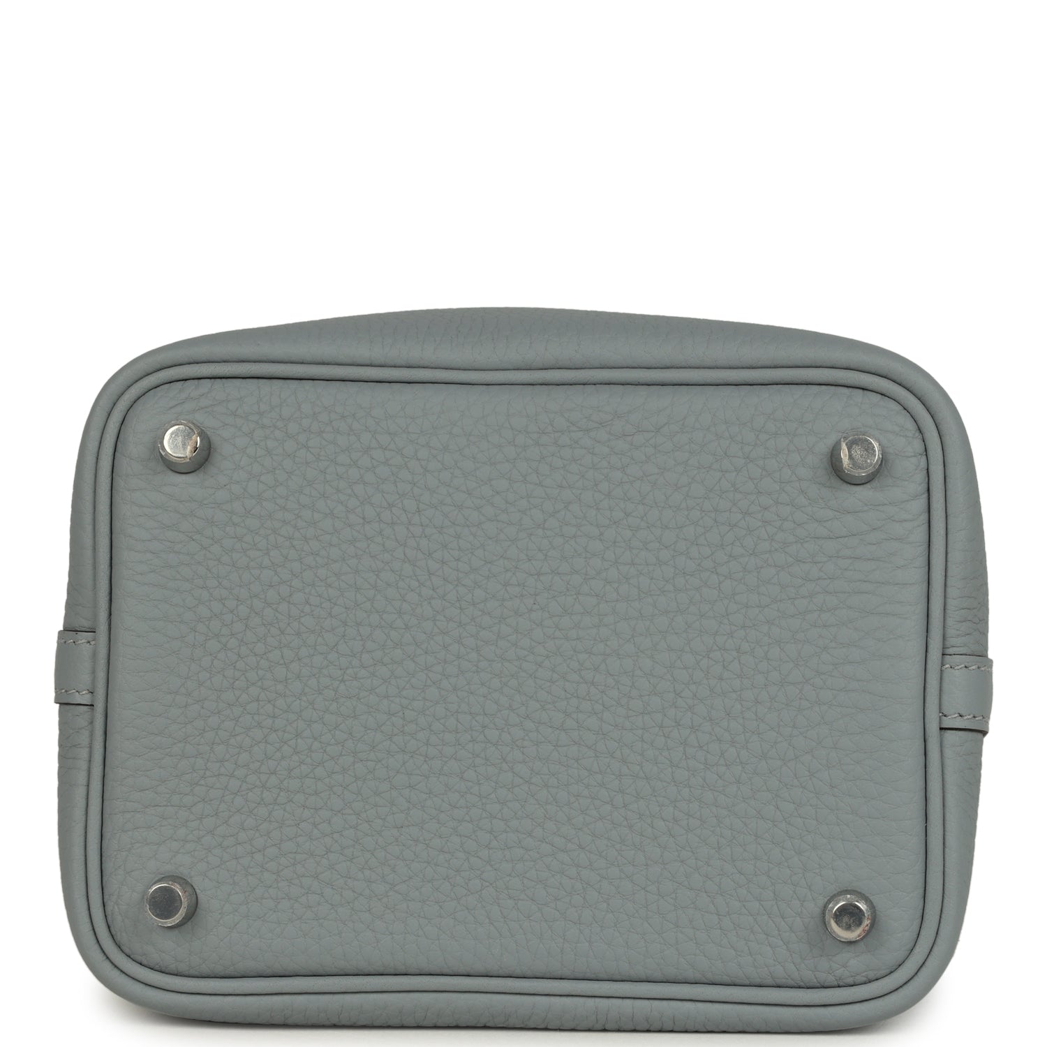 Picotin Lock 18 Gris Pantin Palladium Hardware Bag